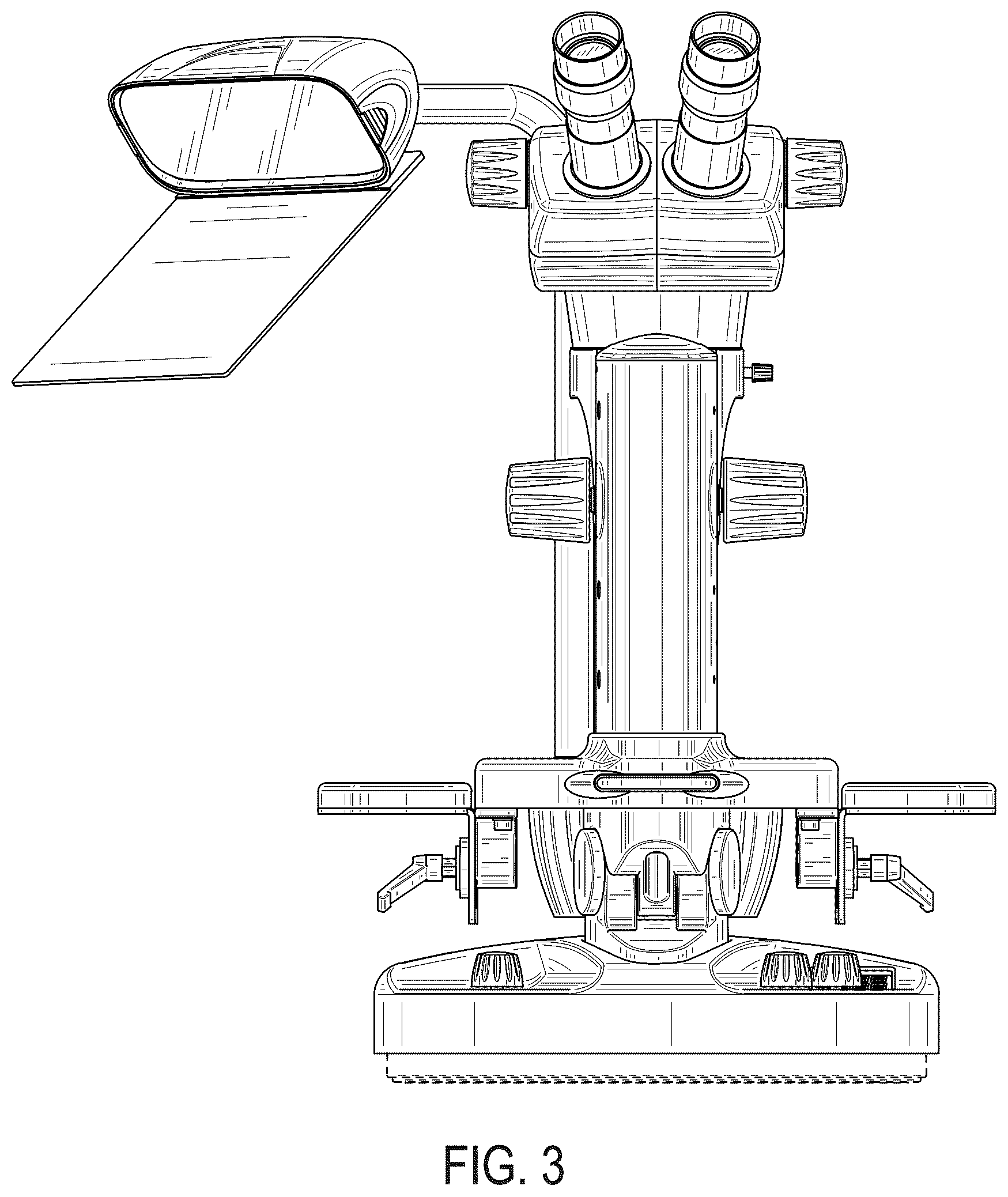 Patent USD1124083 Figure 3 – Microscope