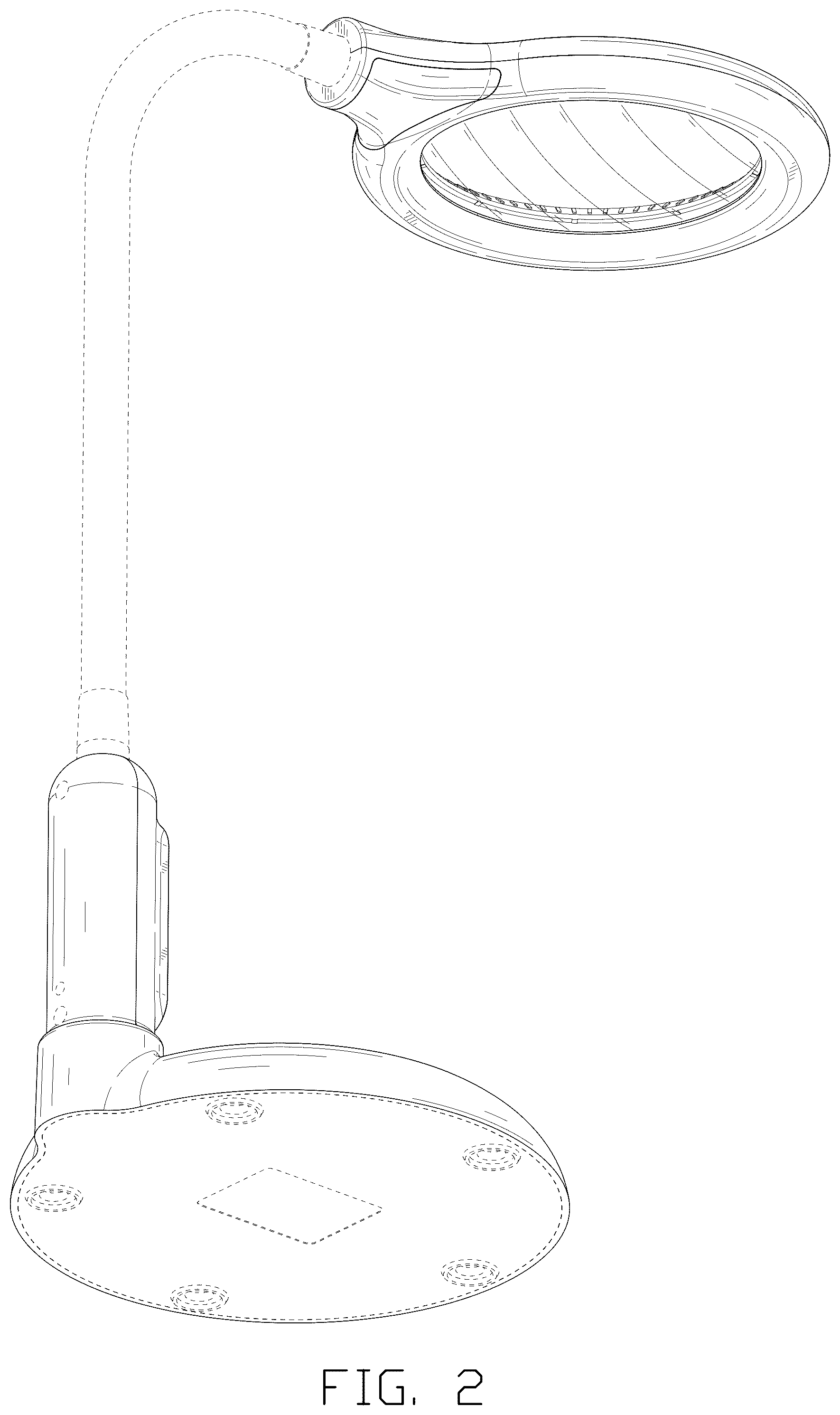 Patent USD1124084 Figure 2 – Illuminated magnifying glass