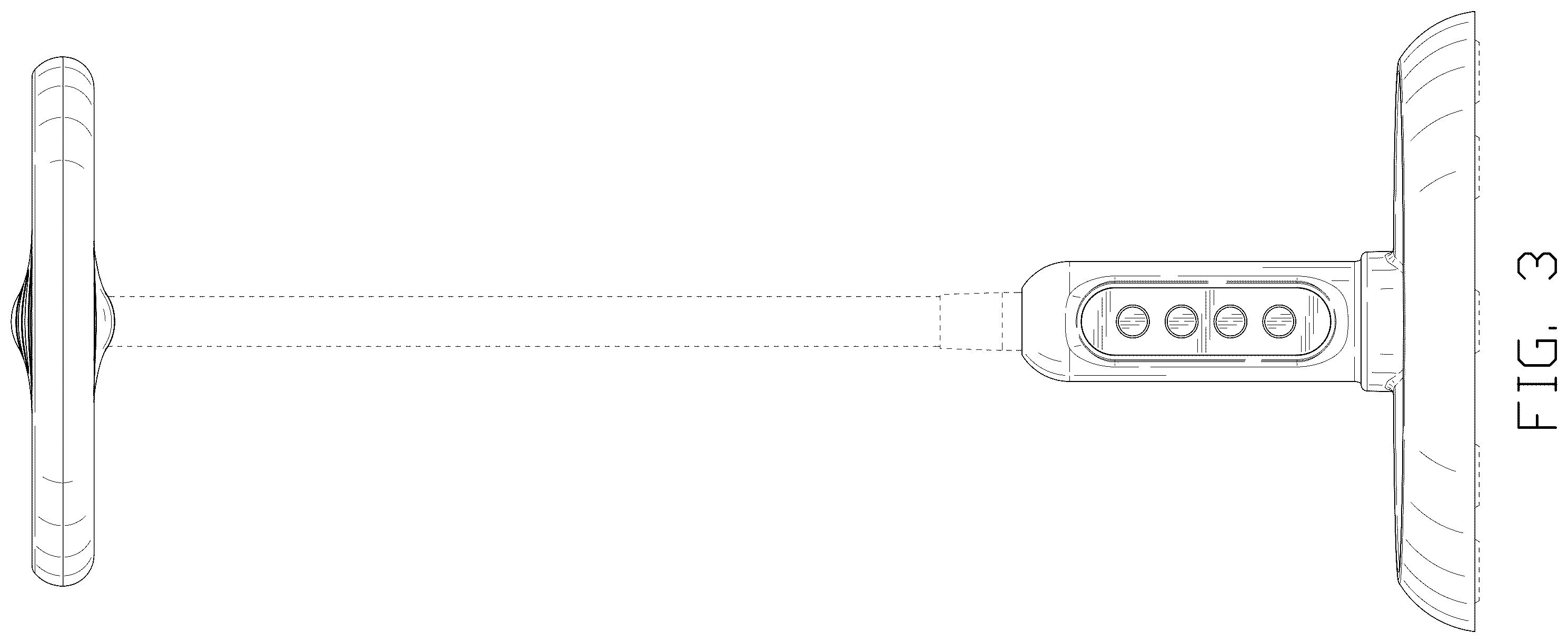 Patent USD1124084 Figure 3 – Illuminated magnifying glass