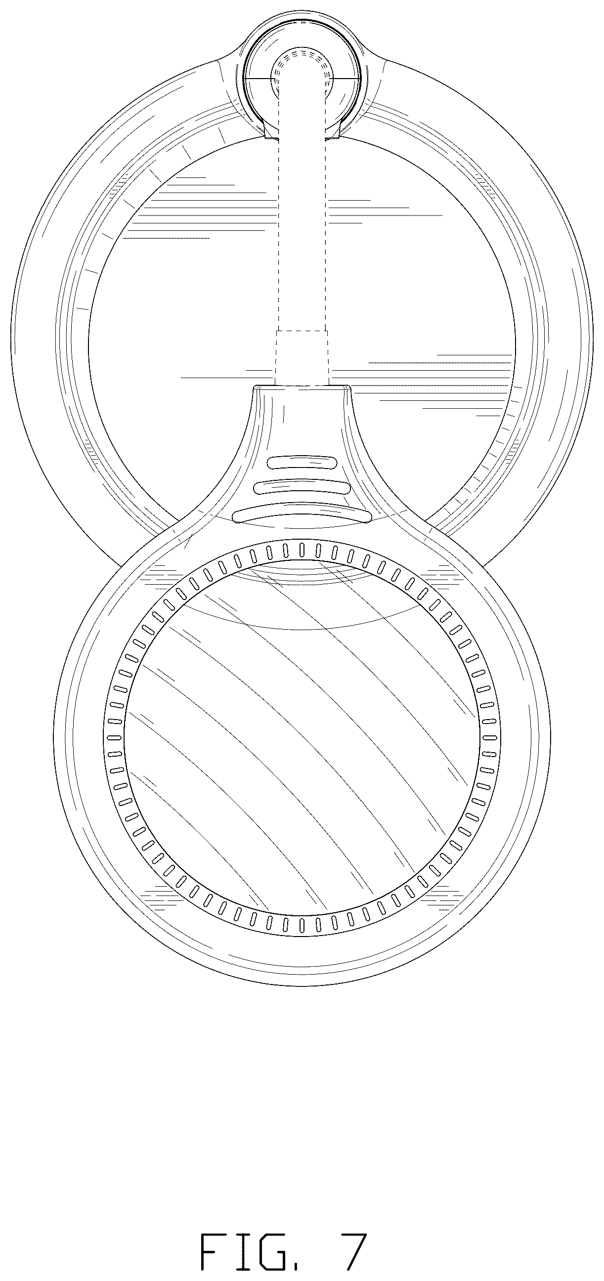 Patent USD1124084 Figure 7 – Illuminated magnifying glass
