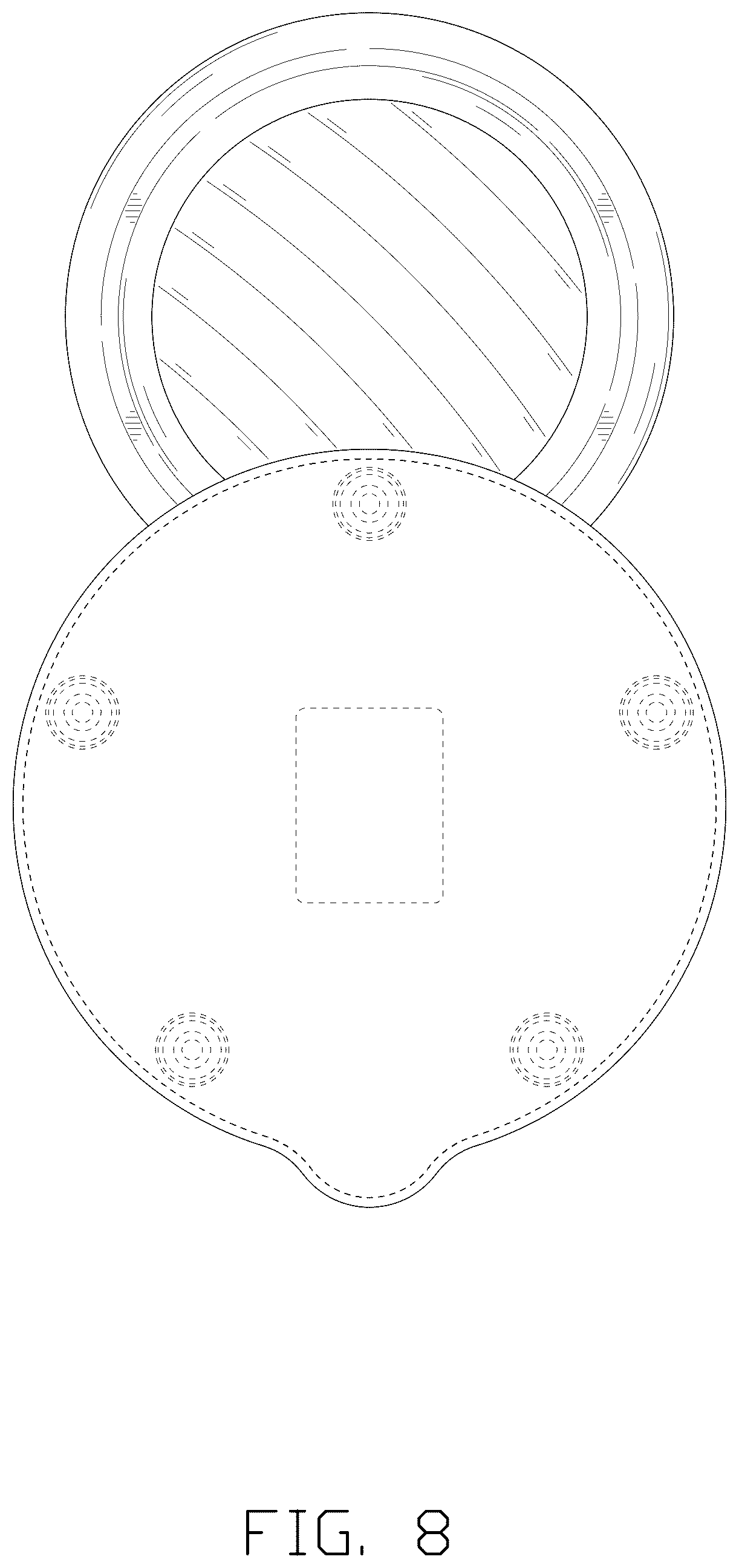 Patent USD1124084 Figure 8 – Illuminated magnifying glass