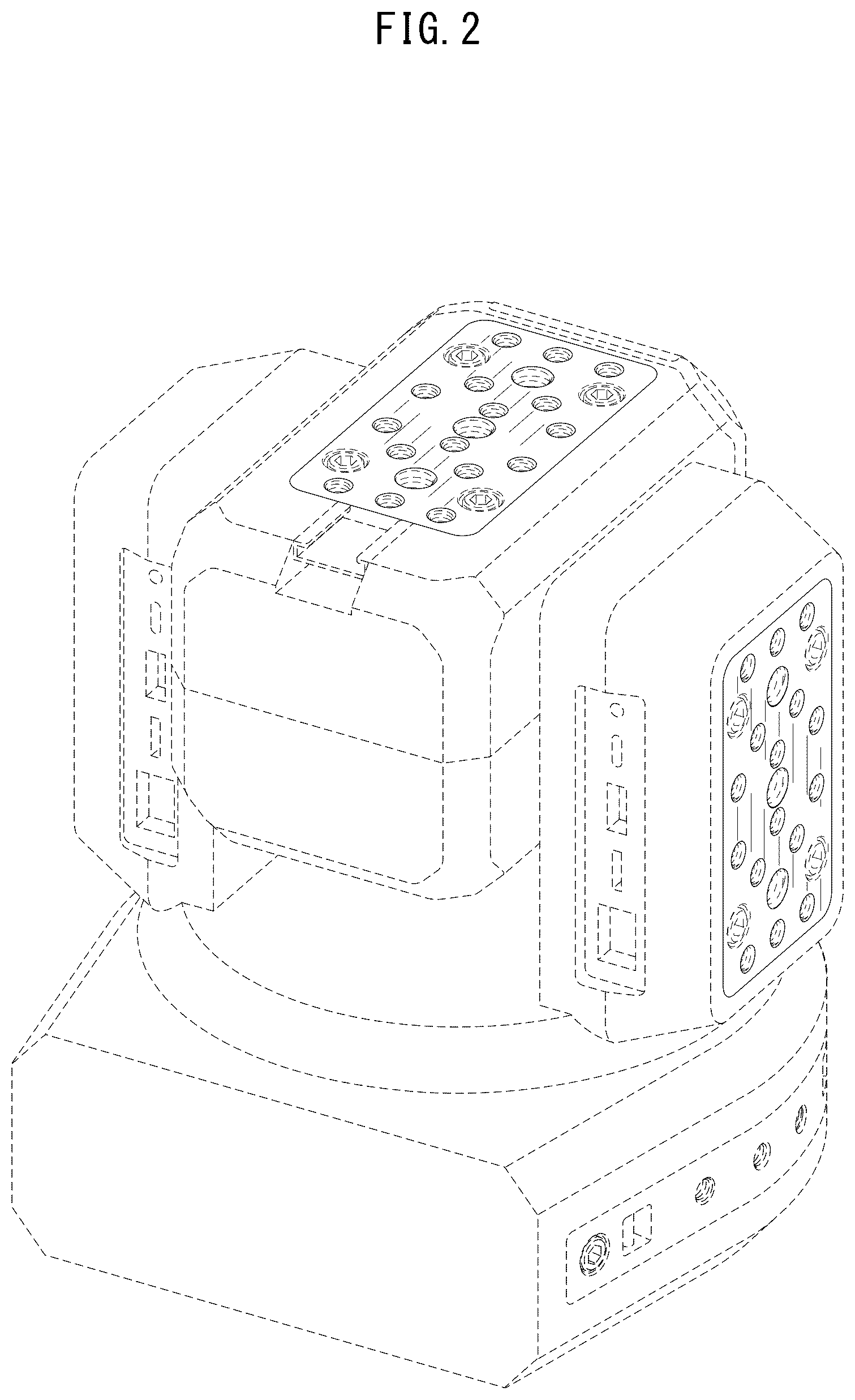 Patent USD1124086 Figure 2 – Video camera