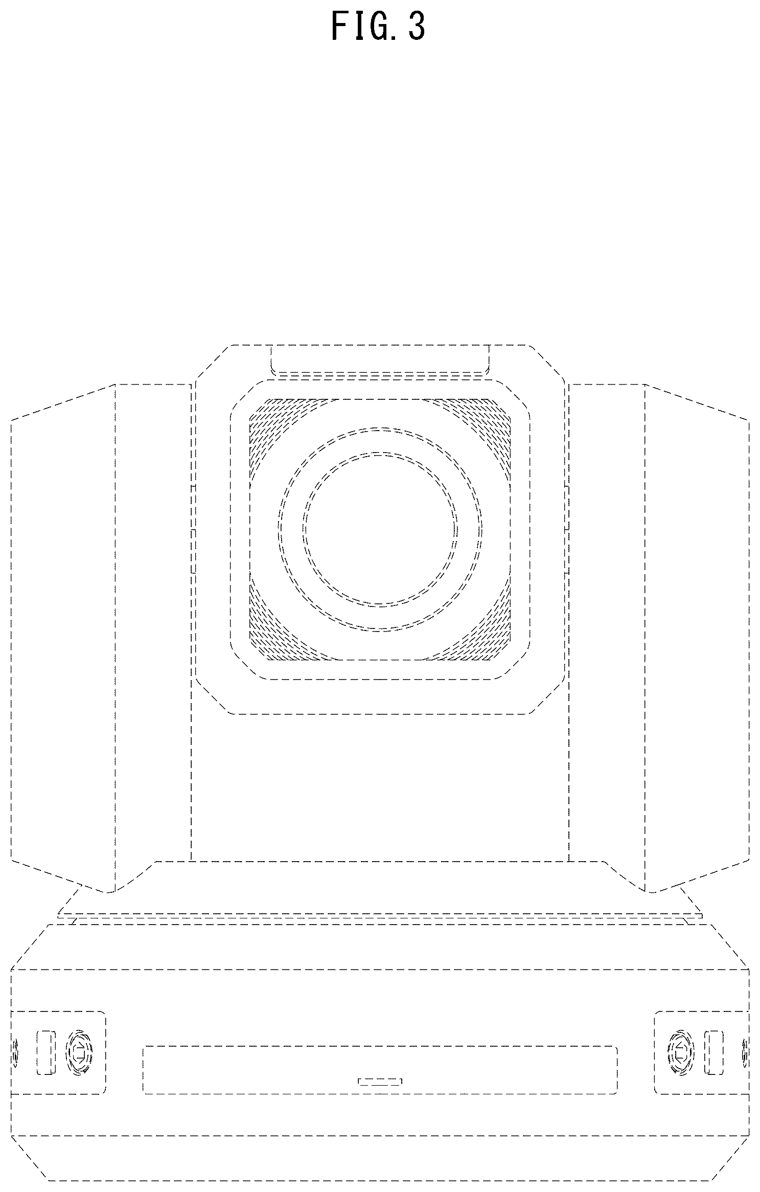 Patent USD1124086 Figure 3 – Video camera