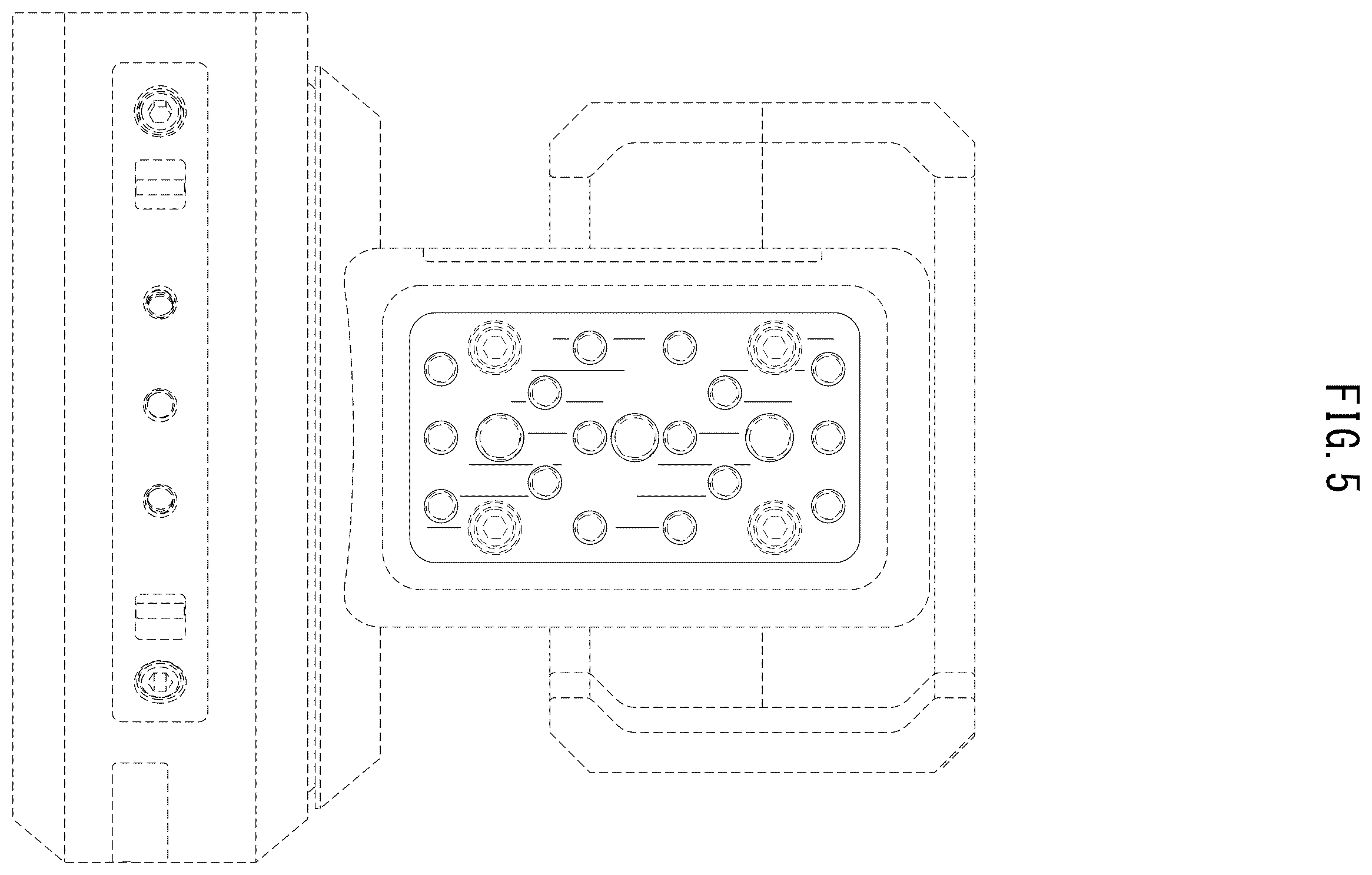 Patent USD1124086 Figure 5 – Video camera