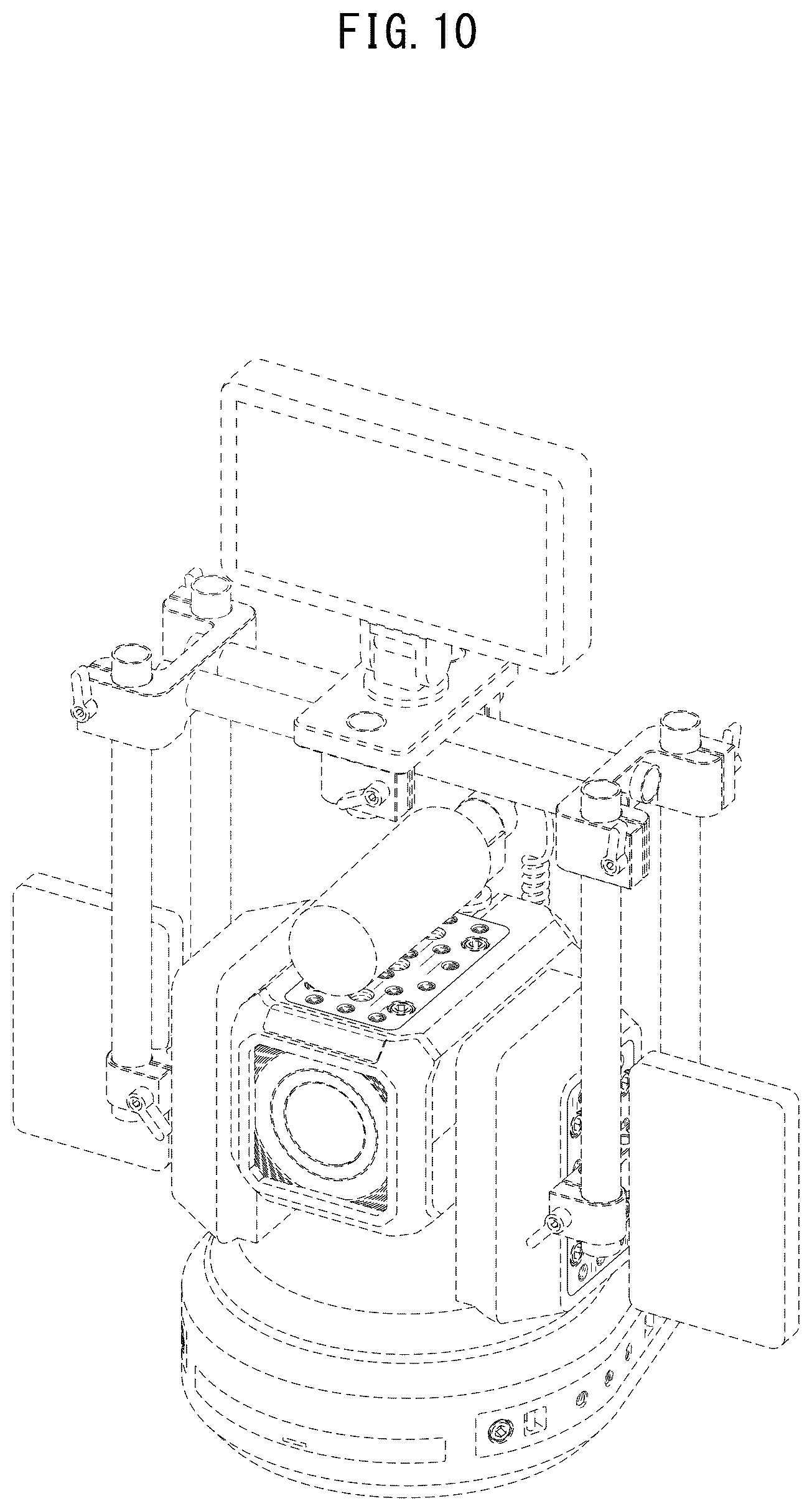 Patent USD1124086 Figure 10 – Video camera