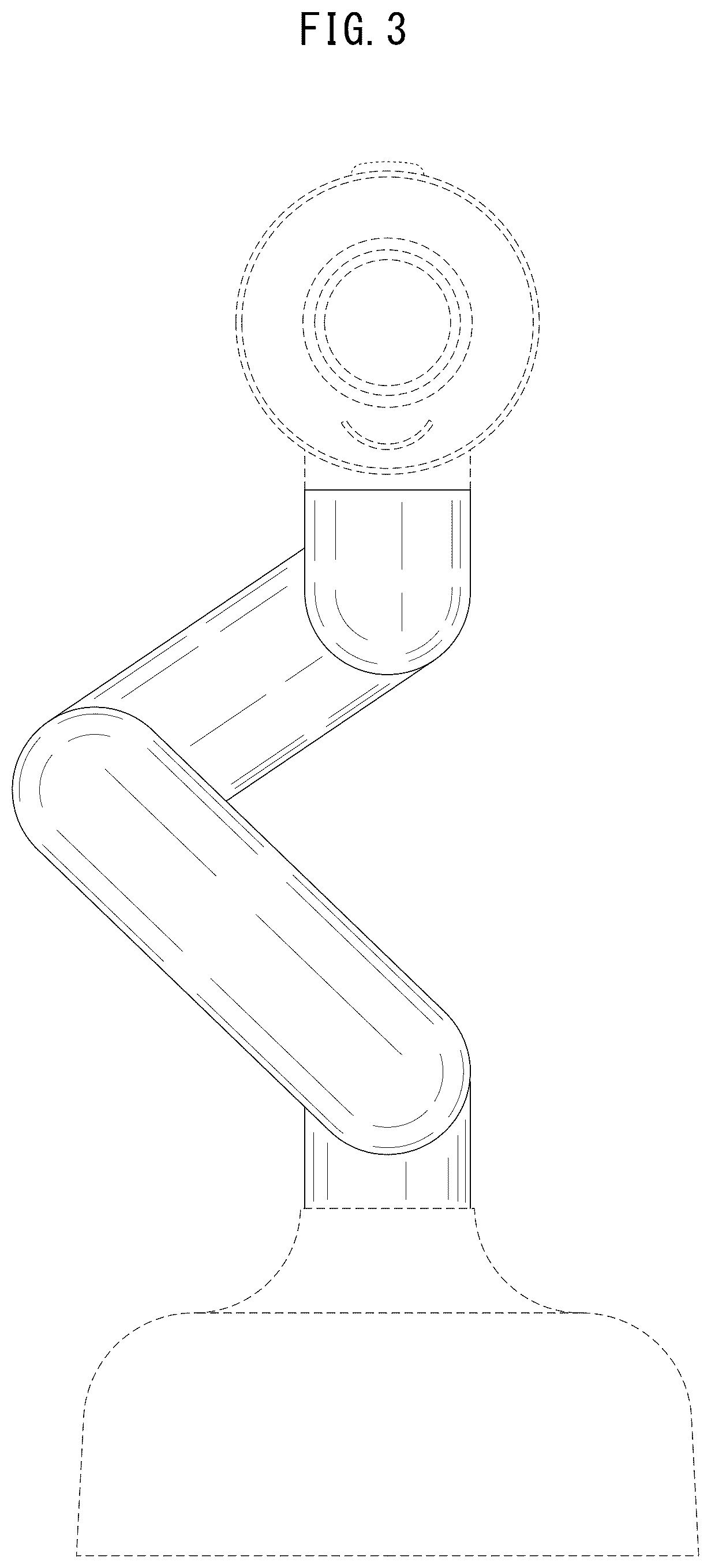 Patent USD1124087 Figure 3 – Video camera with moveable arm