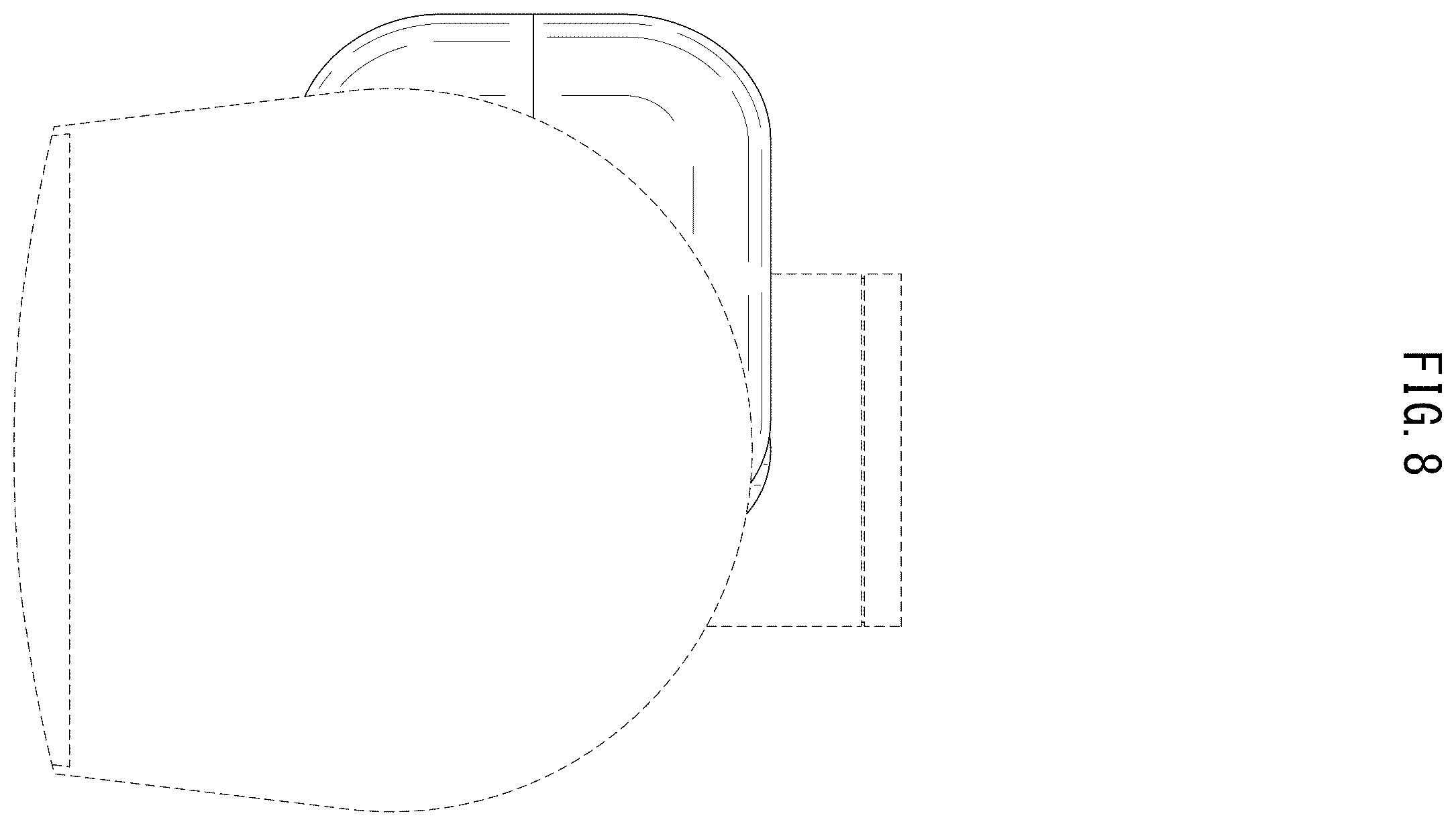 Patent USD1124087 Figure 8 – Video camera with moveable arm