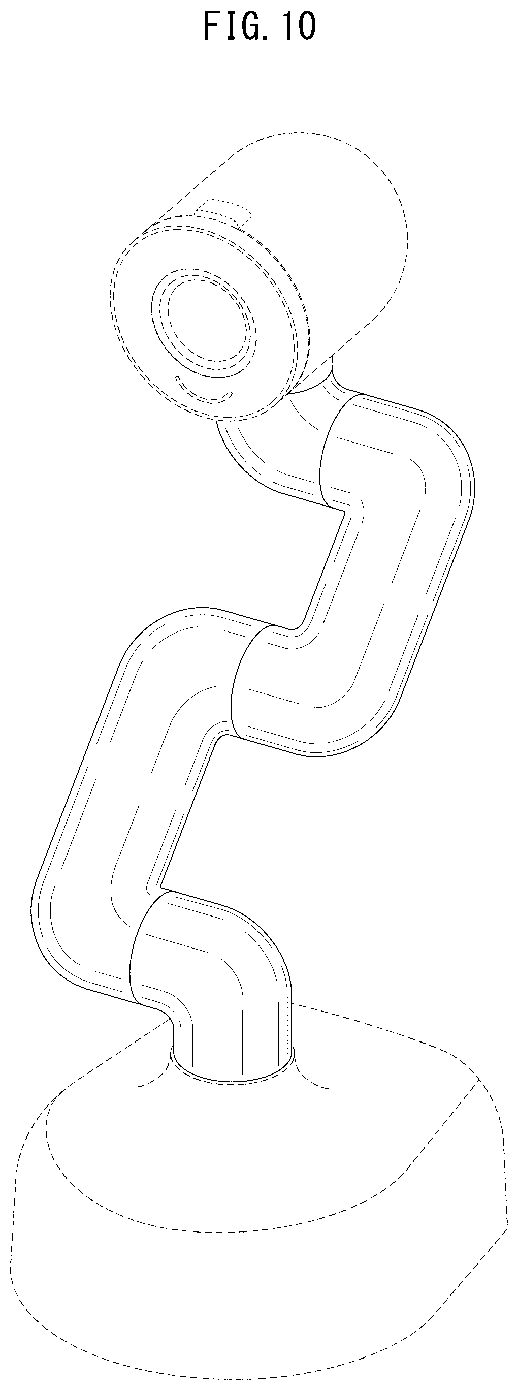 Patent USD1124087 Figure 10 – Video camera with moveable arm