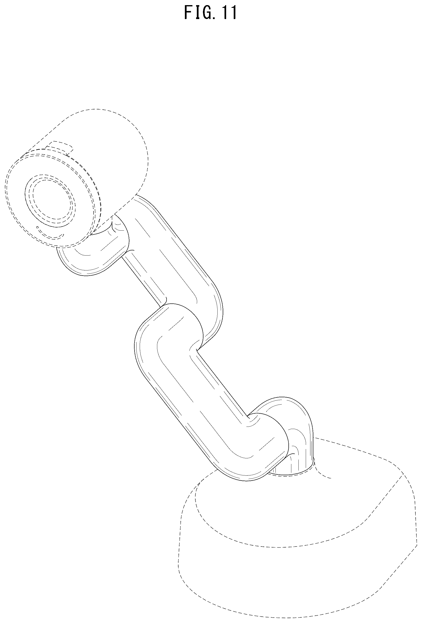 Patent USD1124087 Figure 11 – Video camera with moveable arm