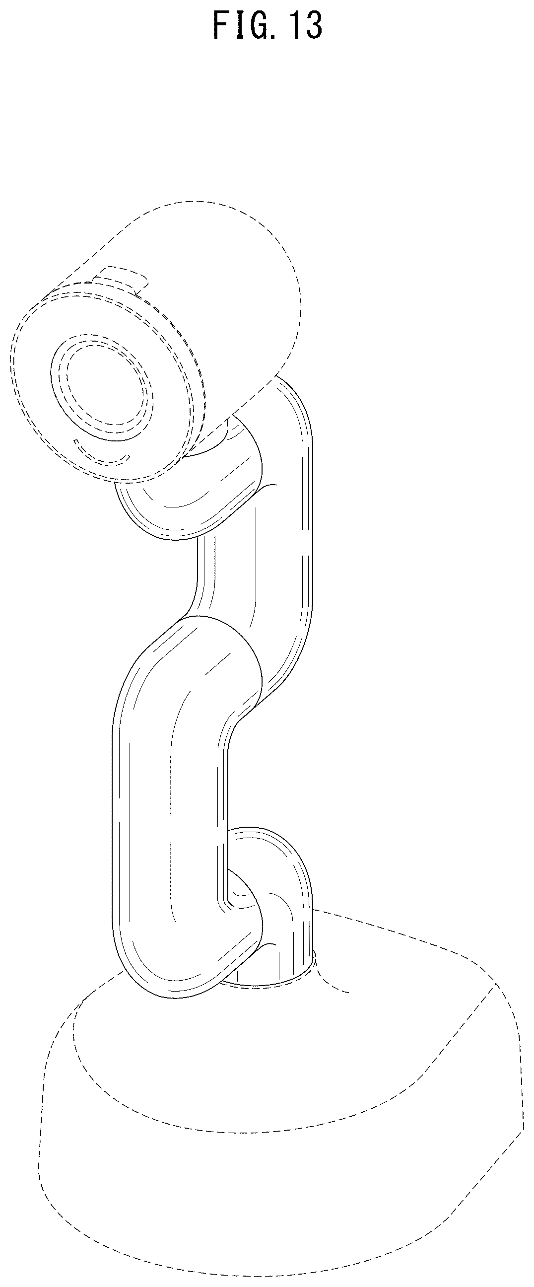Patent USD1124087 Figure 13 – Video camera with moveable arm