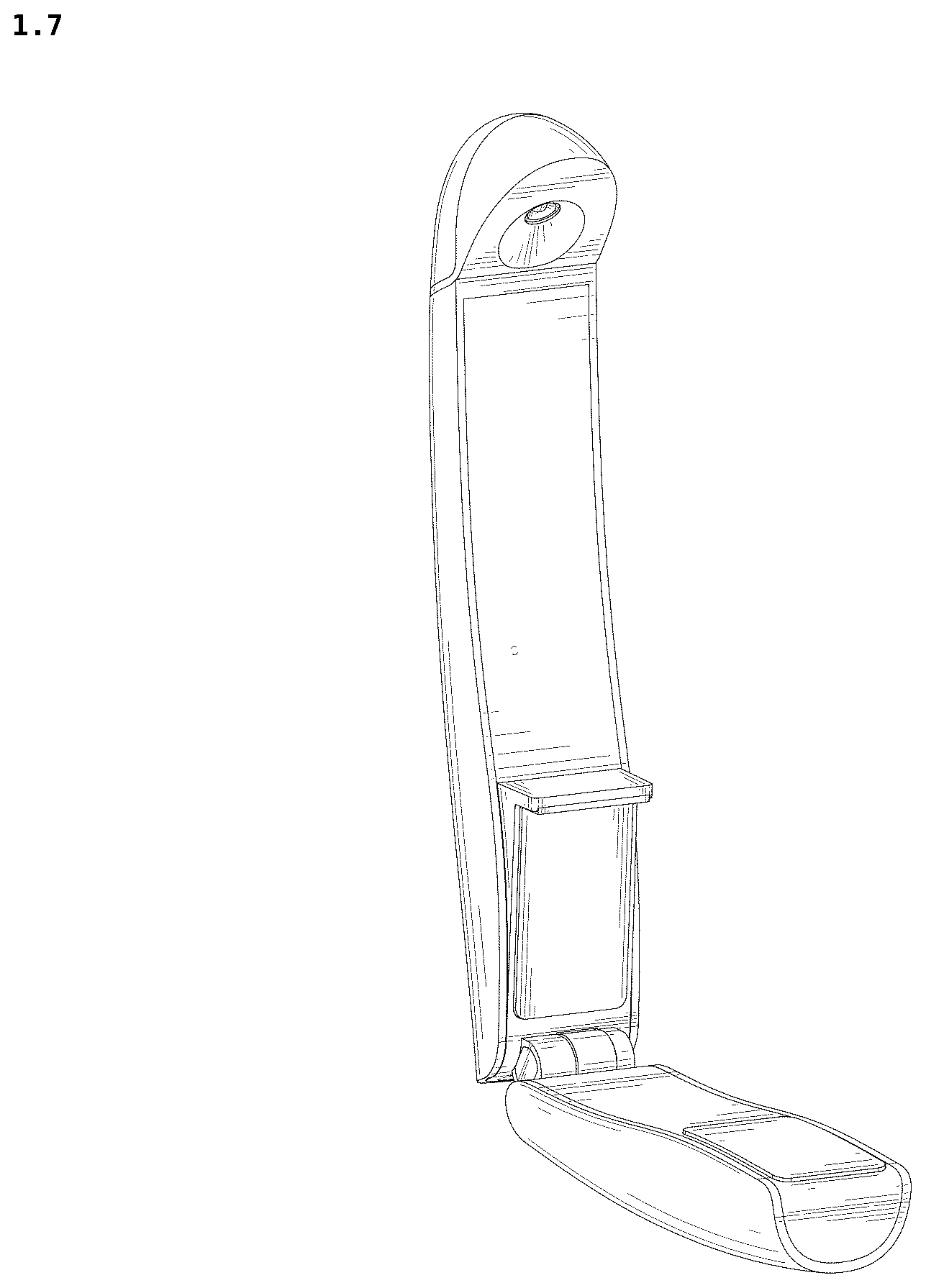 Patent USD1124088 Figure 7 – Sensor for camera