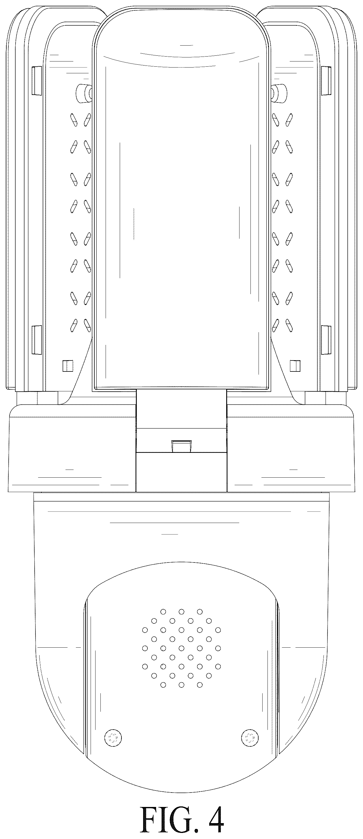 Patent USD1124089 Figure 4 – Combined light bulb and video camera