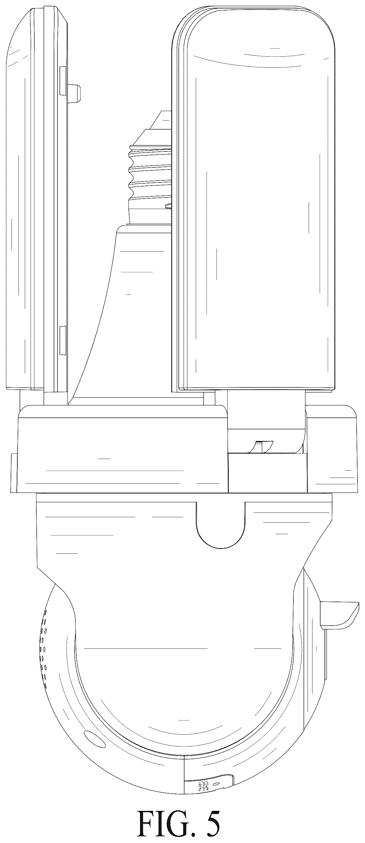 Patent USD1124089 Figure 5 – Combined light bulb and video camera