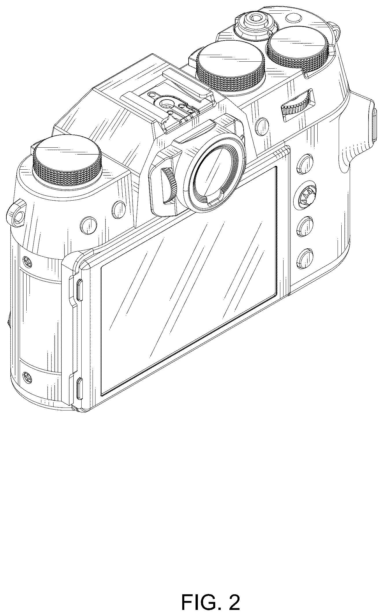 Patent USD1124092 Figure 2 – Digital camera