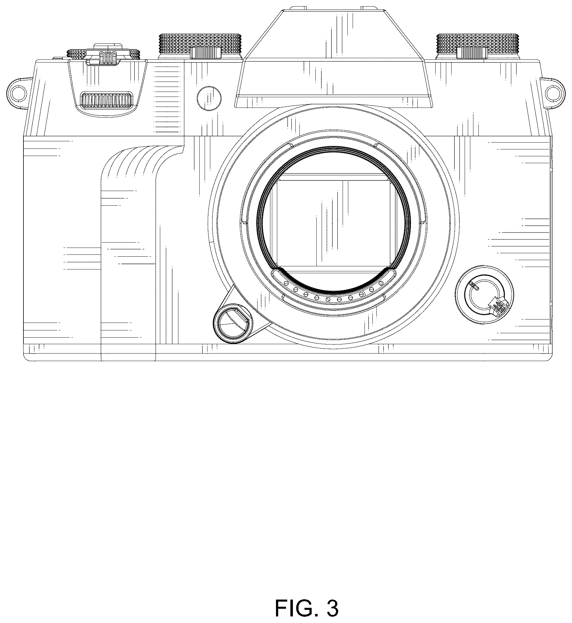 Patent USD1124092 Figure 3 – Digital camera