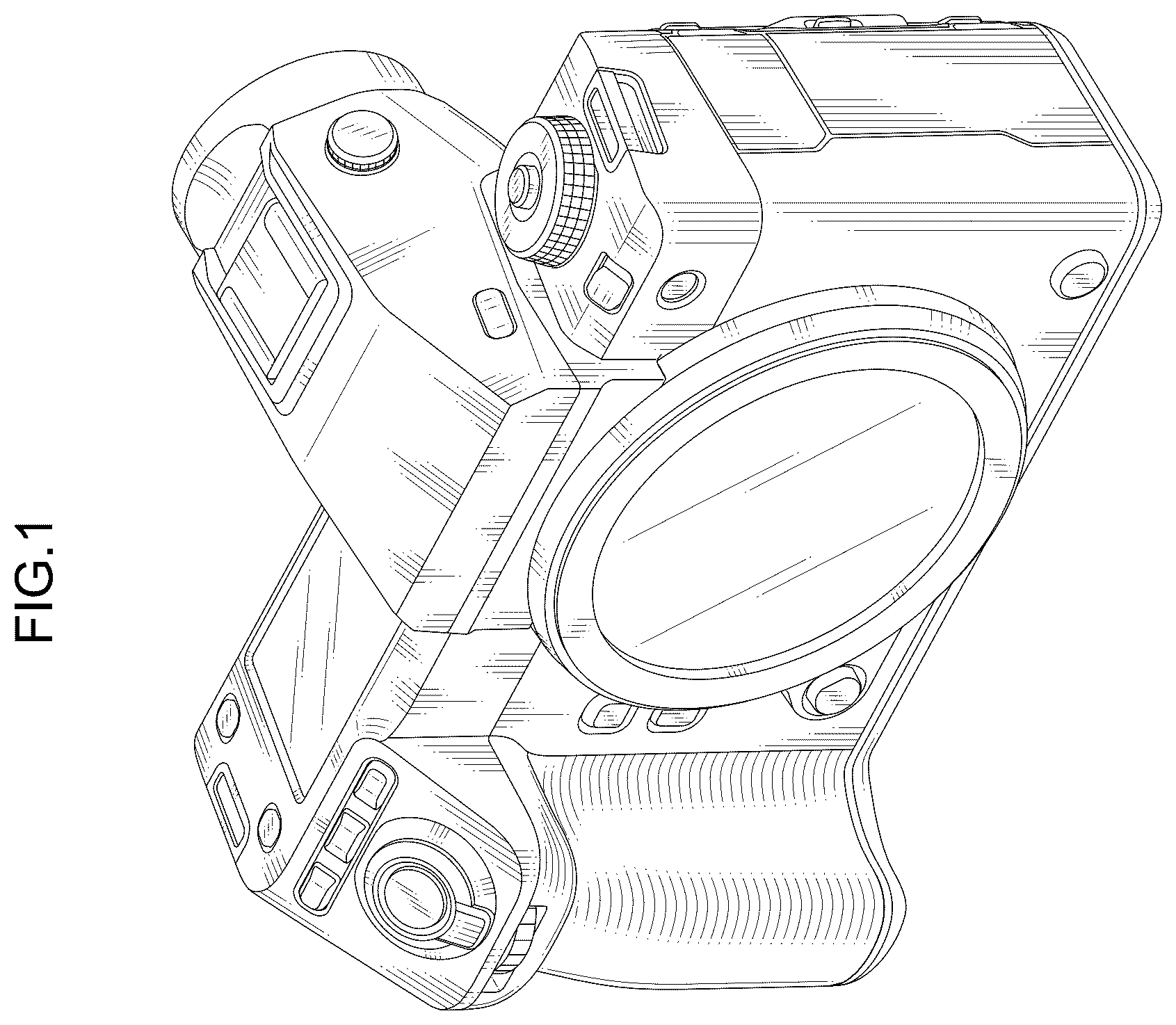 Patent USD1124093 Figure 1 – Digital camera