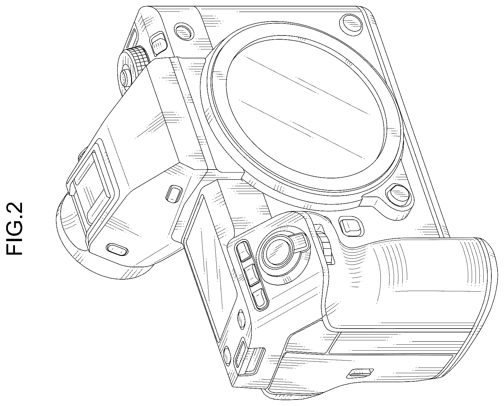 Patent USD1124093 Figure 2 – Digital camera