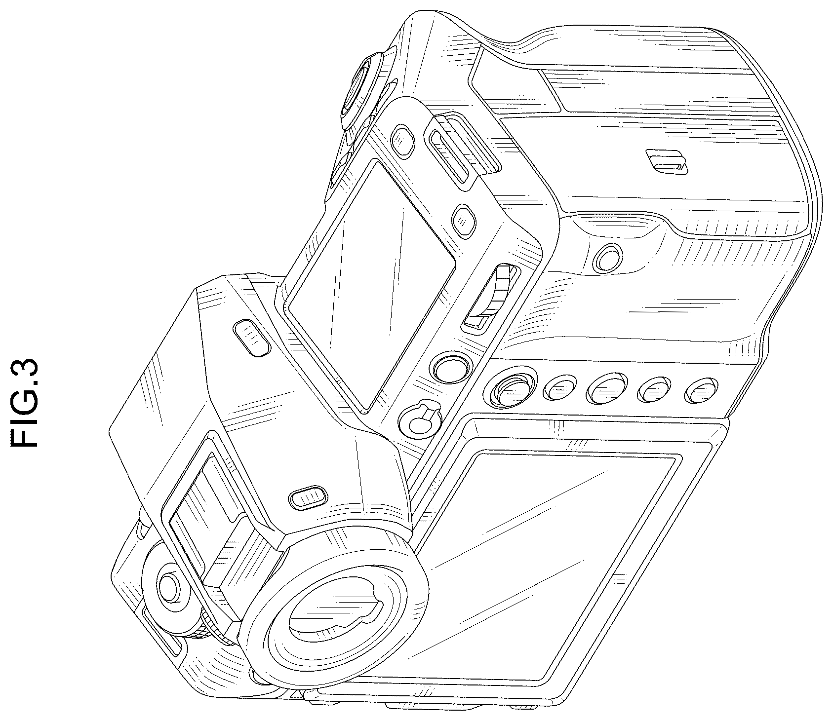 Patent USD1124093 Figure 3 – Digital camera