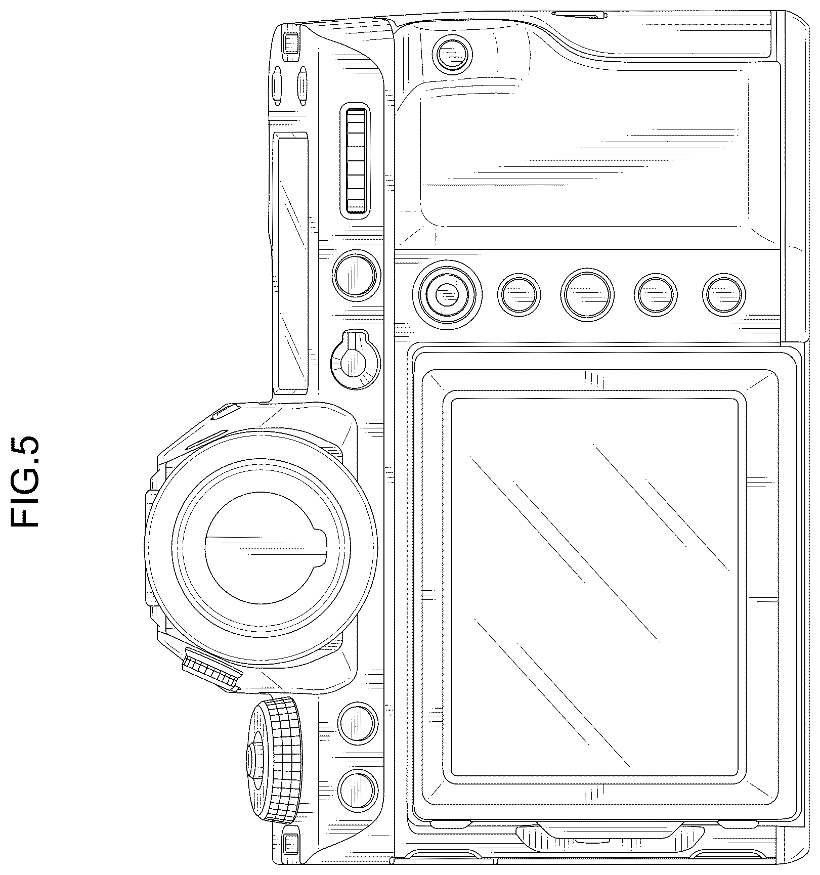 Patent USD1124093 Figure 5 – Digital camera