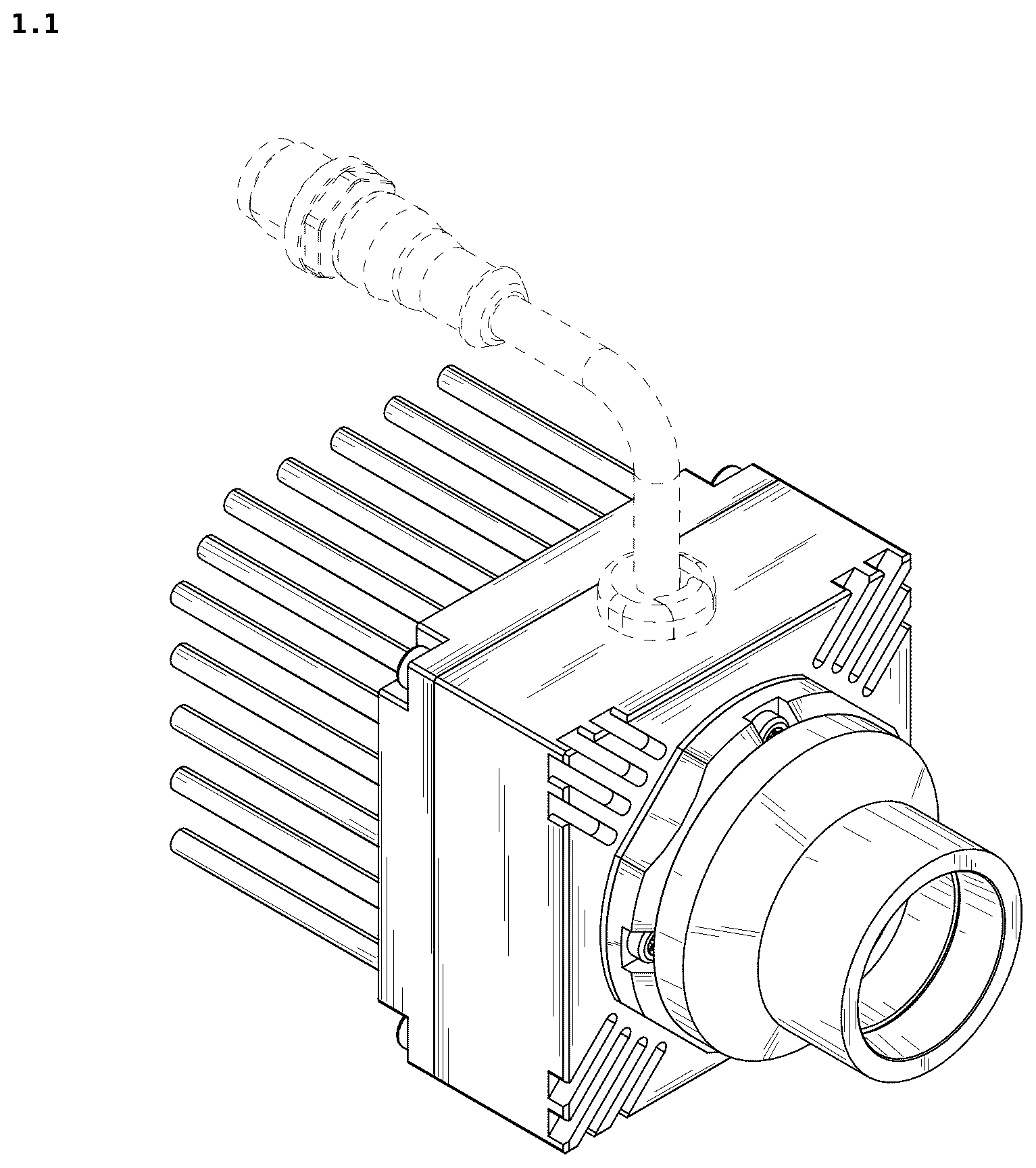 Patent USD1124094 — Industrial camera — Figure 1