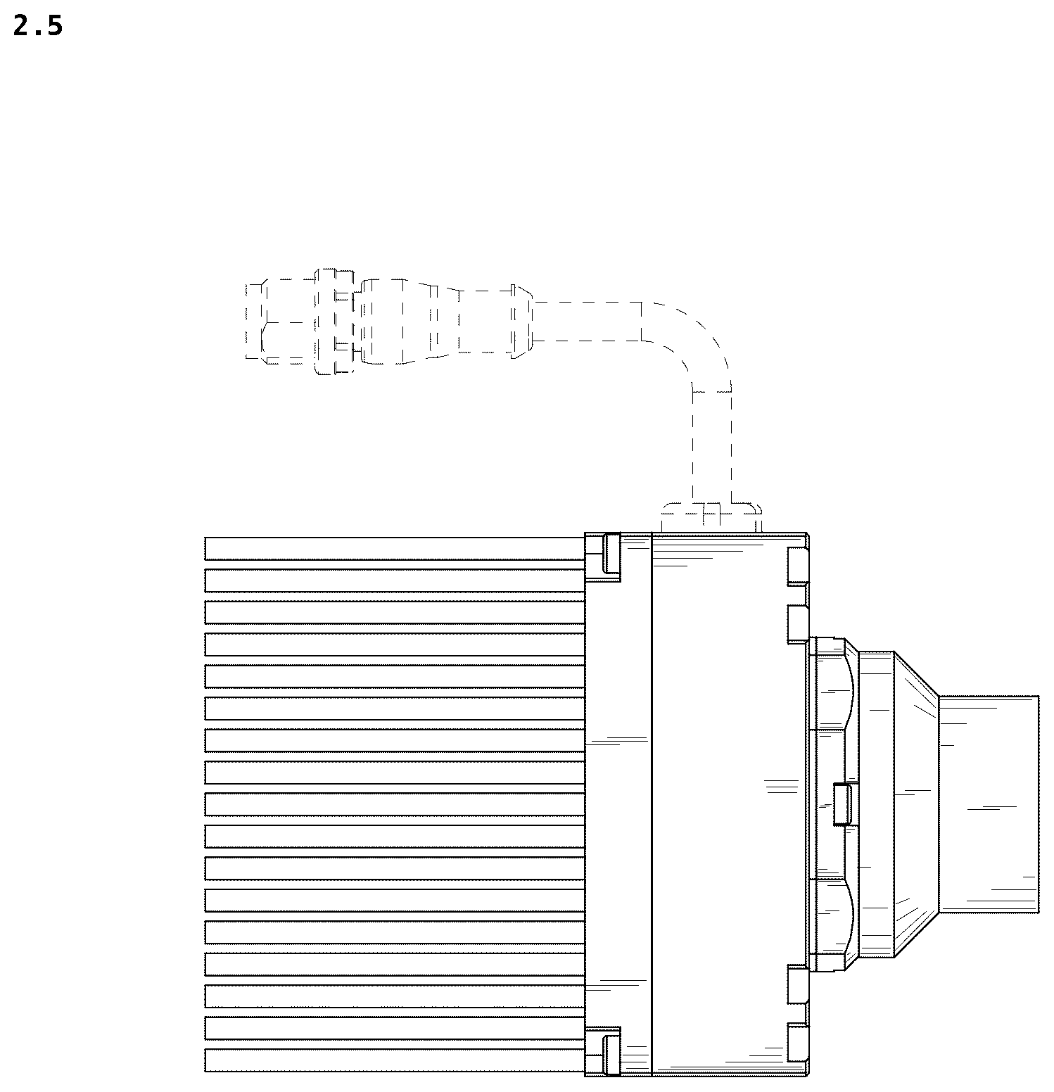 Patent USD1124094 Figure 12 – Industrial camera