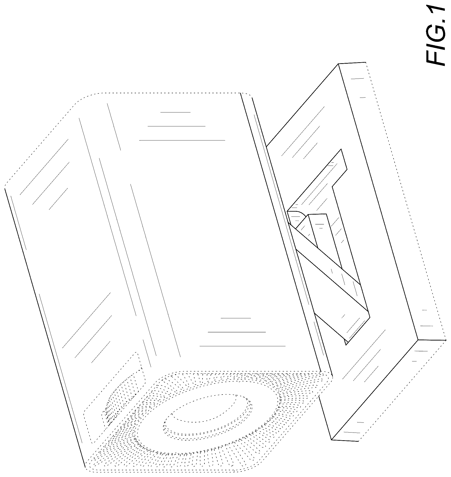 Patent USD1124095 Figure 1 – Projector