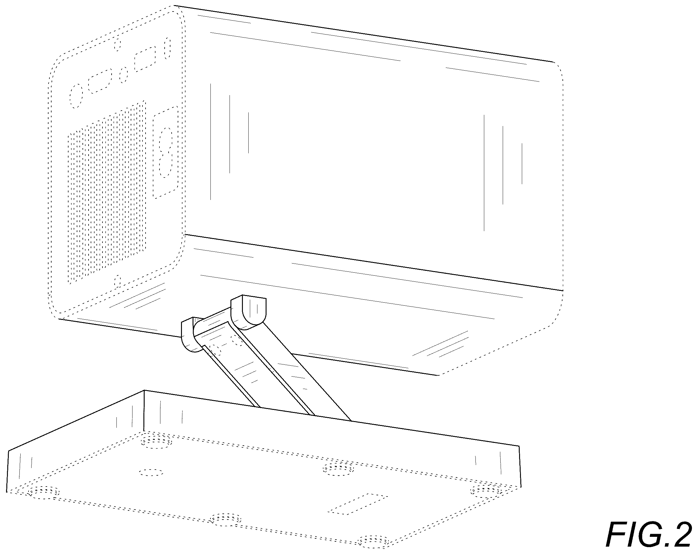 Patent USD1124095 Figure 2 – Projector