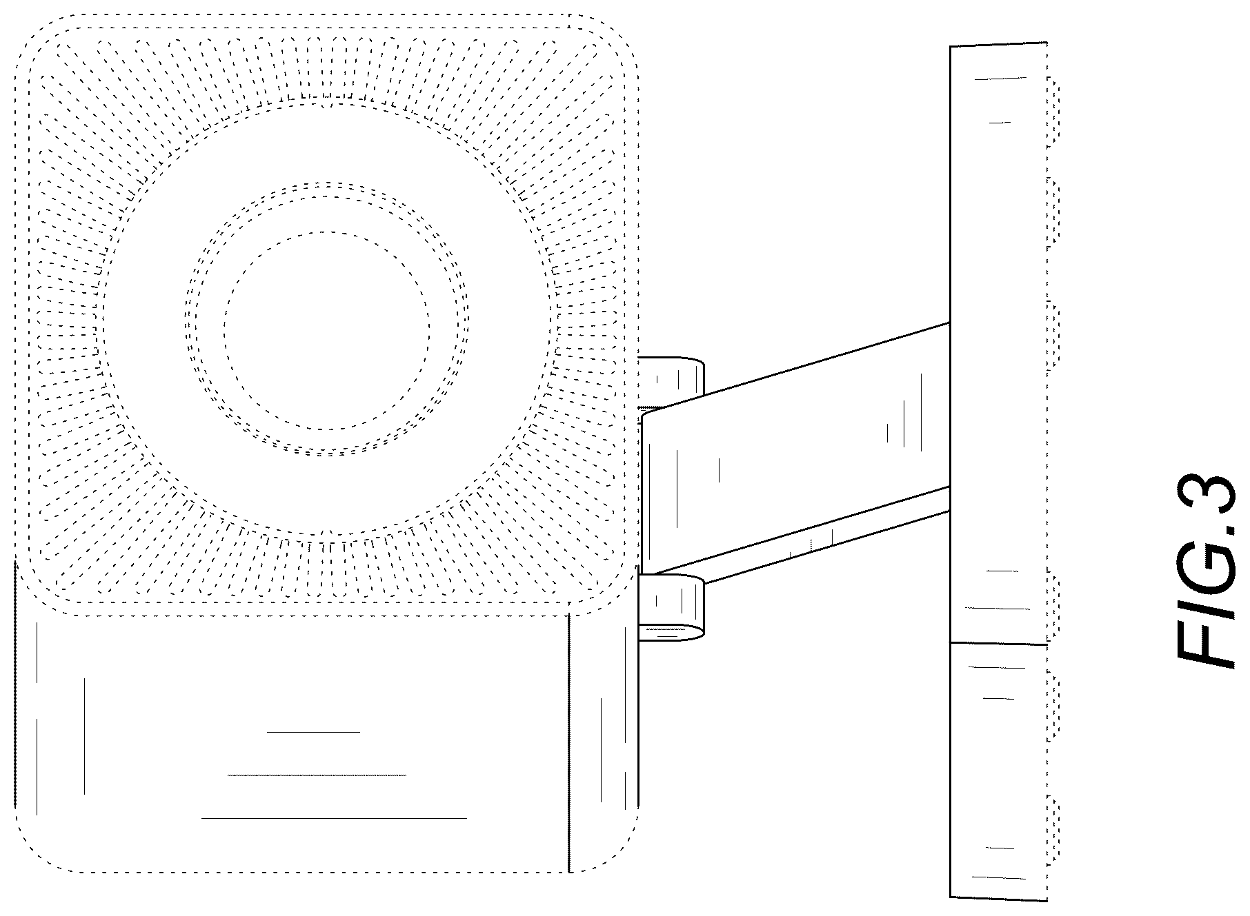 Patent USD1124095 Figure 3 – Projector