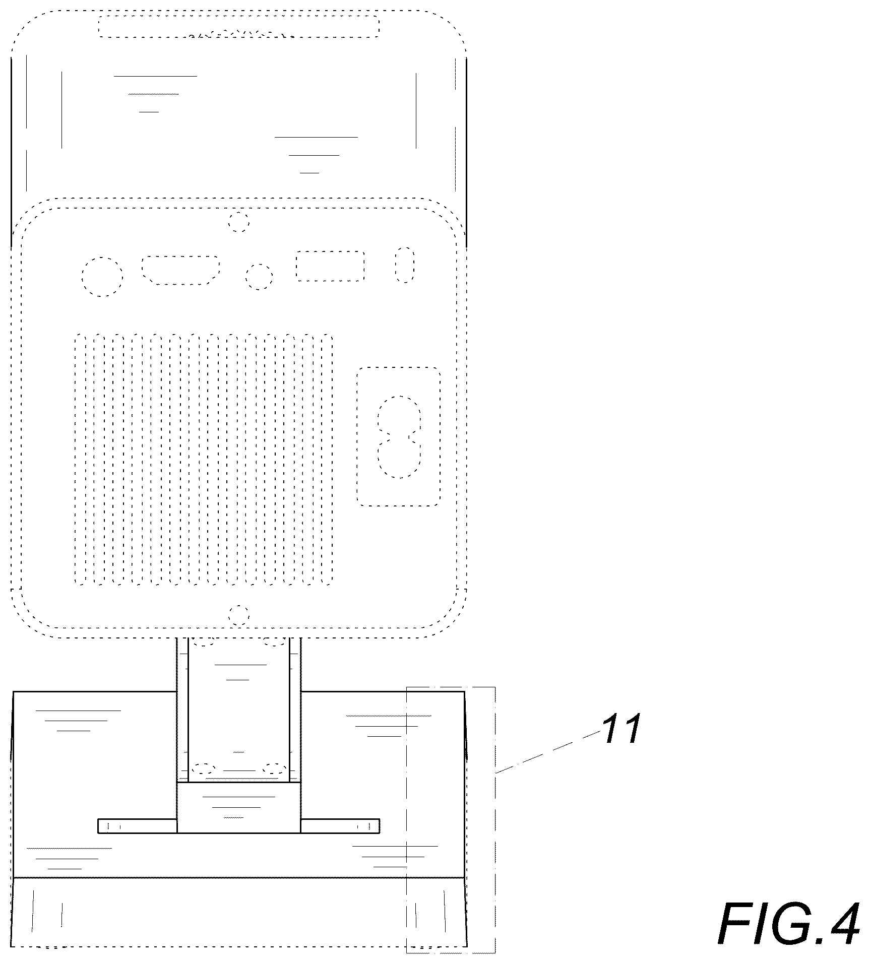 Patent USD1124095 Figure 4 – Projector