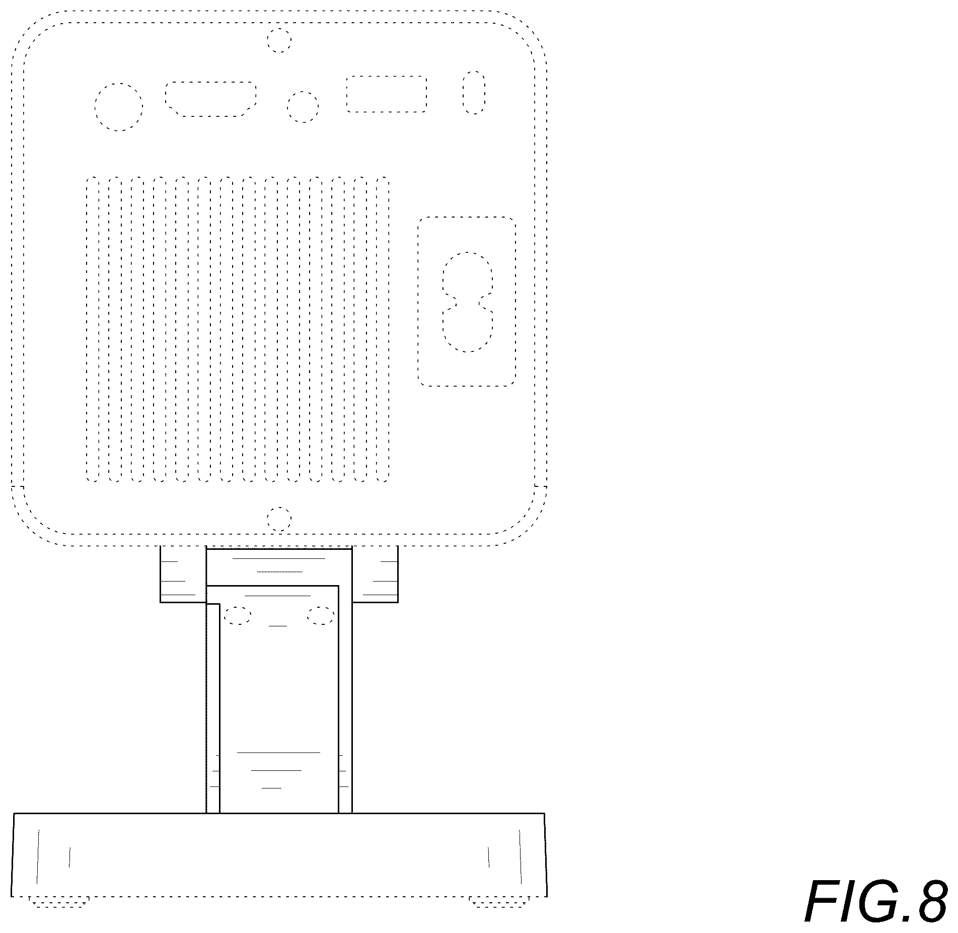 Patent USD1124095 Figure 8 – Projector