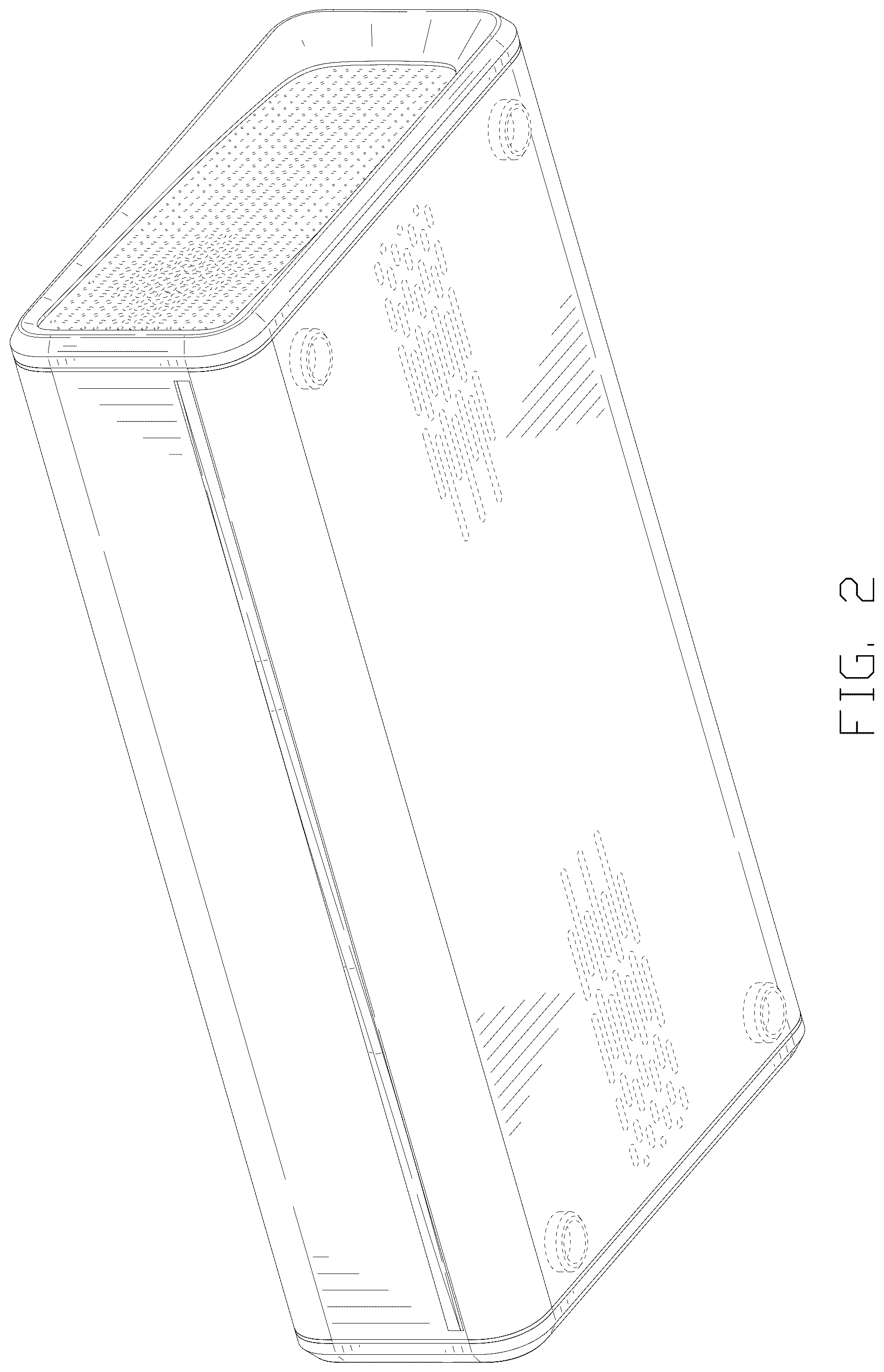 Patent USD1124096 Figure 2 – Projector