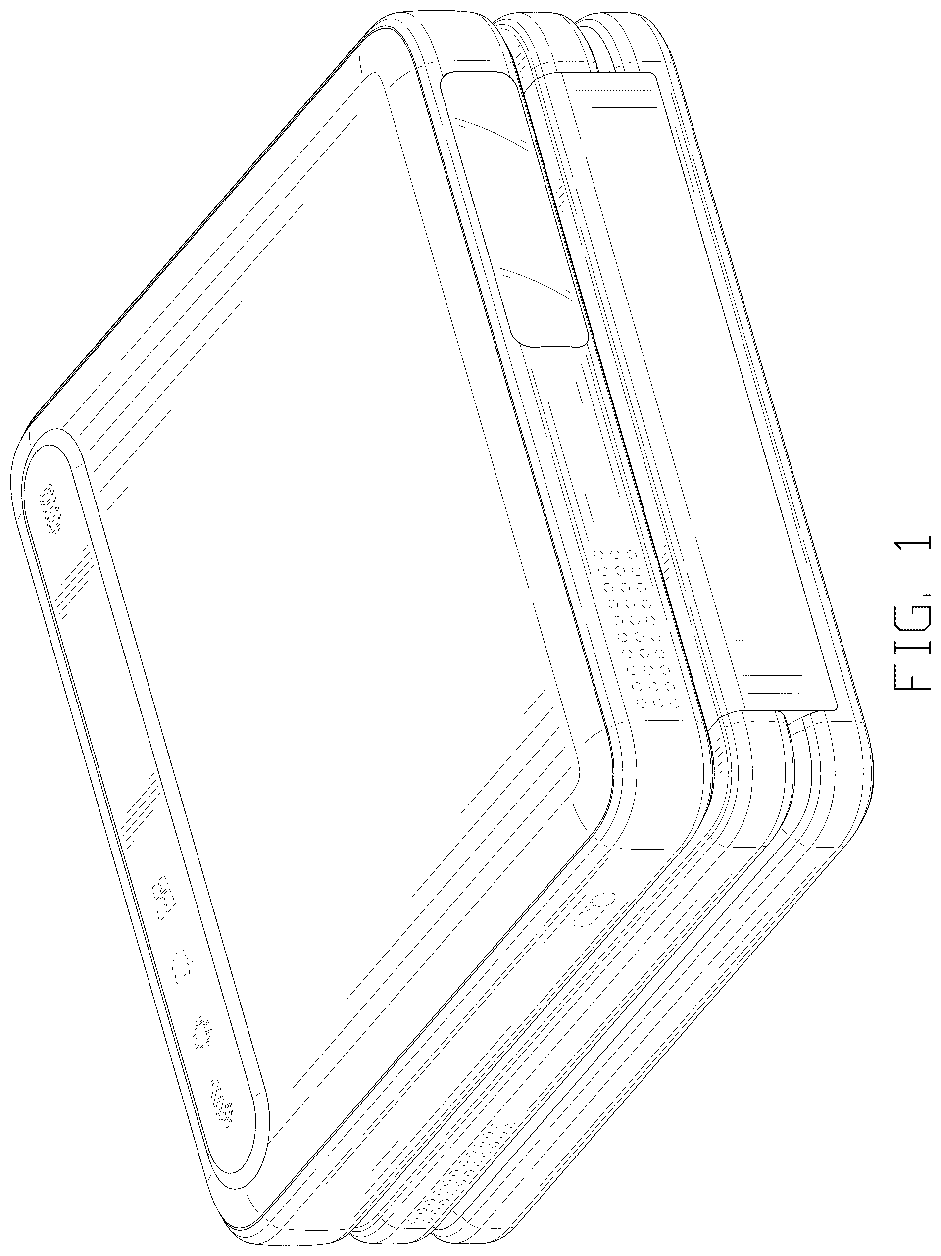 Patent USD1124097 Figure 1 – Projector