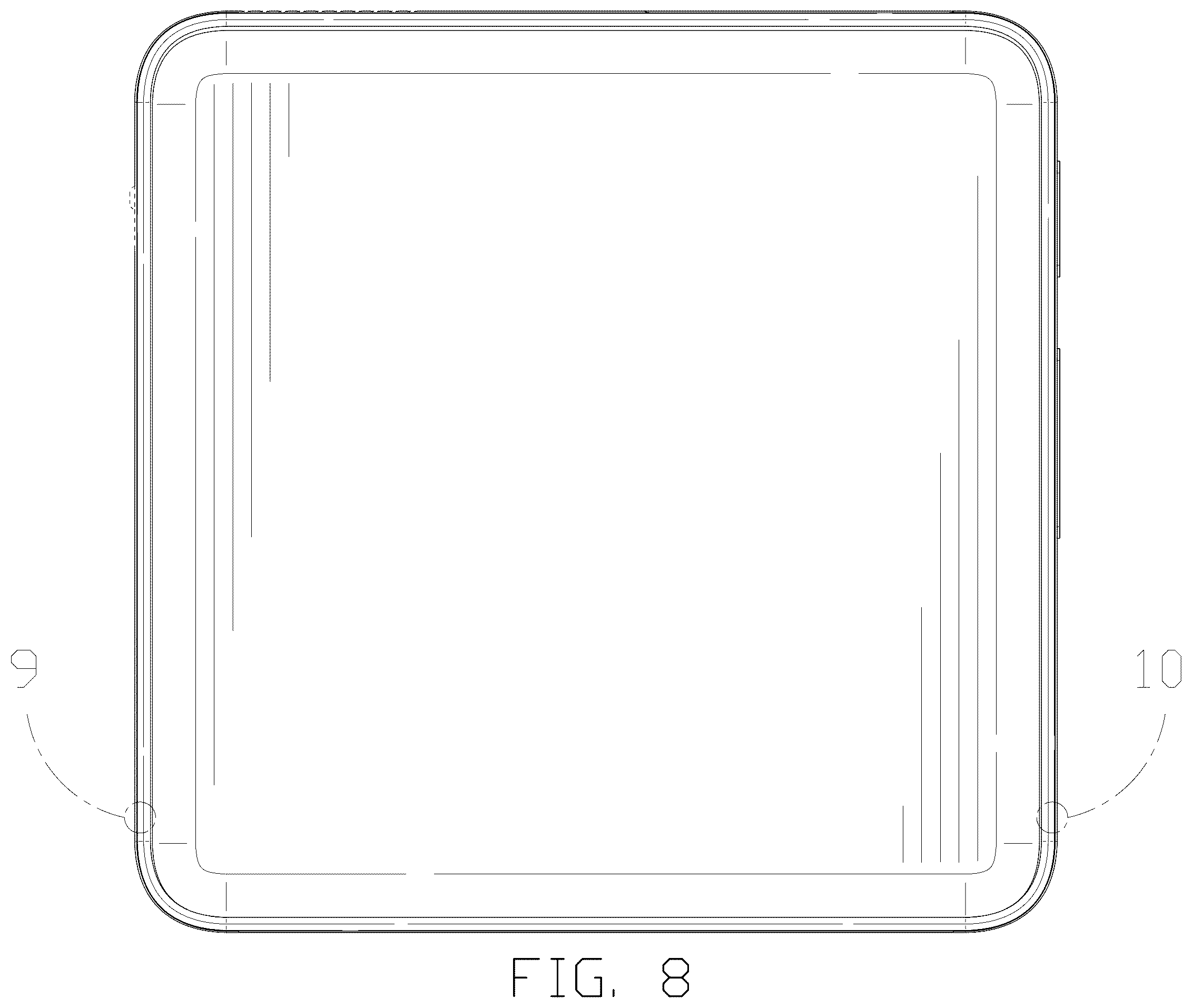 Patent USD1124097 Figure 8 – Projector