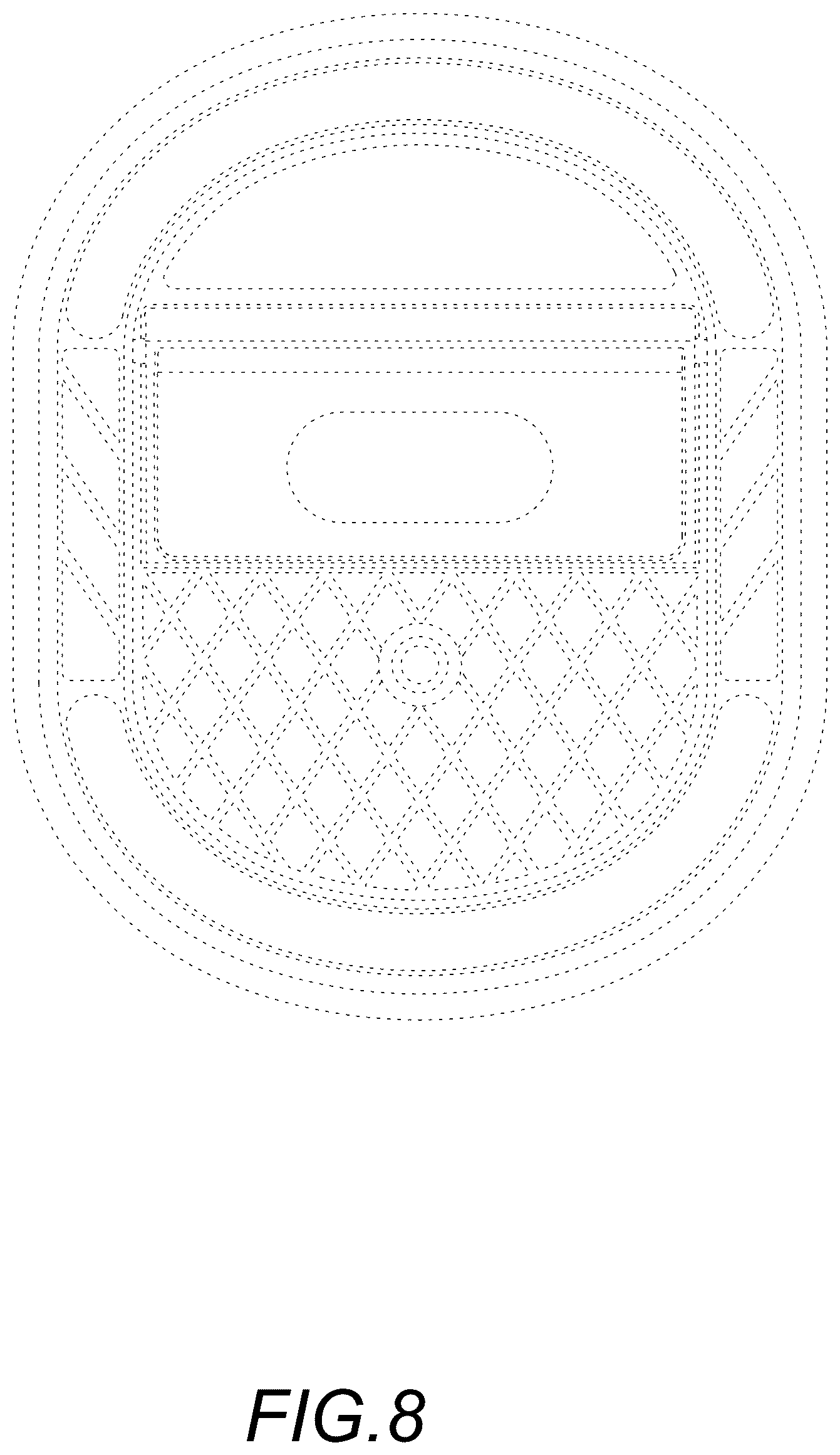 Patent USD1124098 Figure 8 – Projector