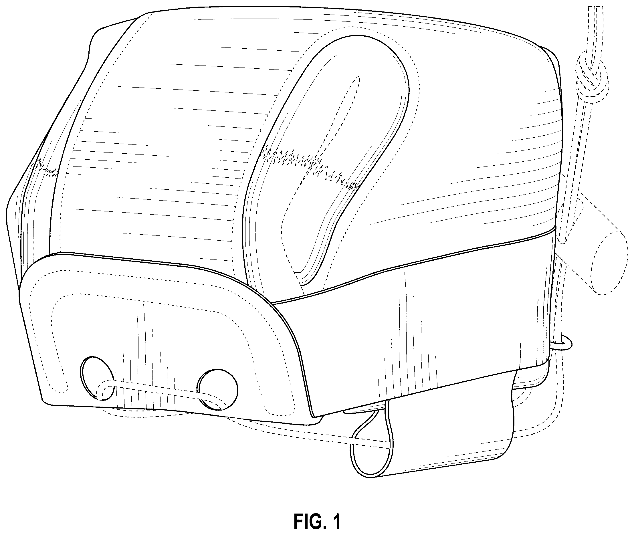 Patent USD1124099 — Optic cover — Figure 1