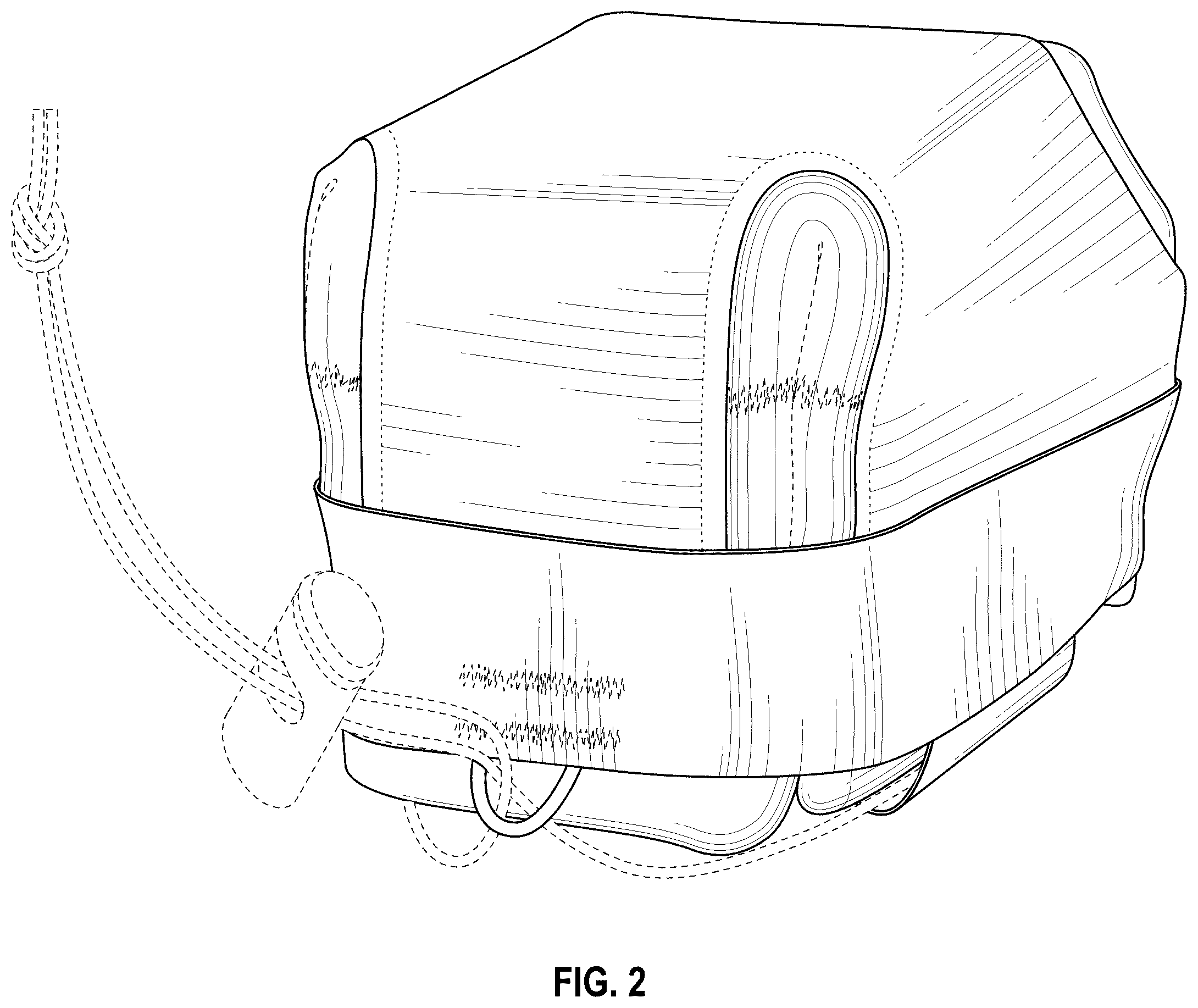 Patent USD1124099 Figure 2 – Optic cover