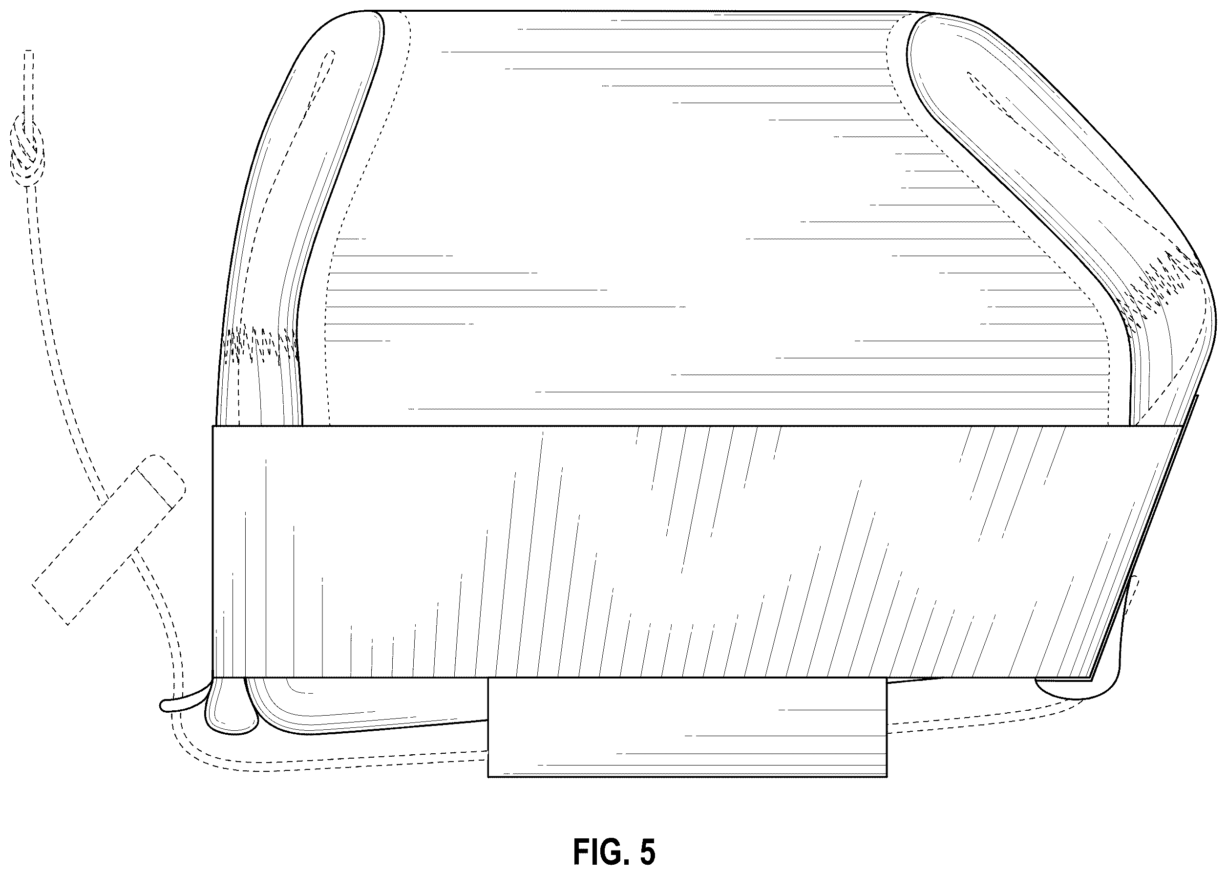 Patent USD1124099 Figure 5 – Optic cover