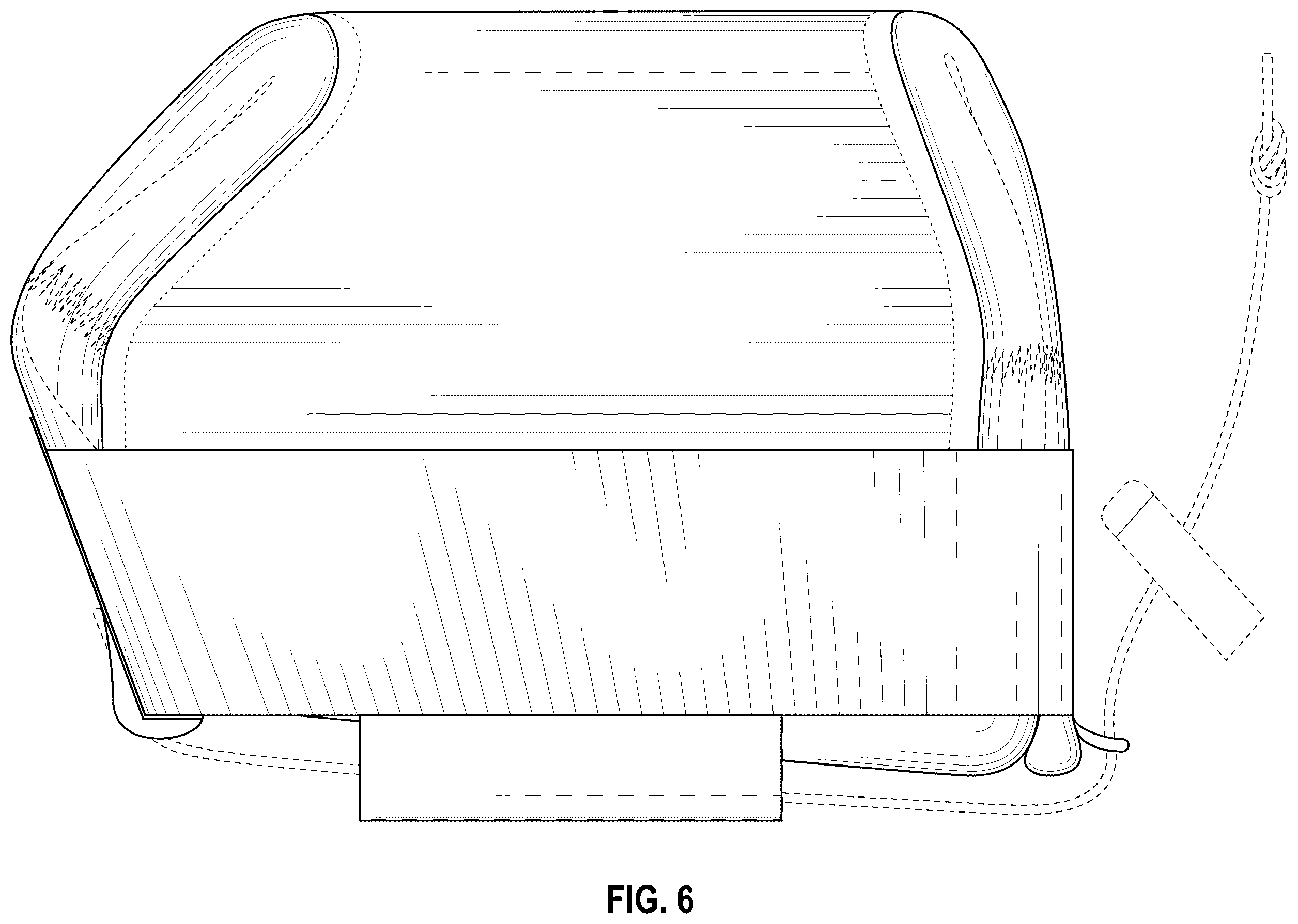 Patent USD1124099 Figure 6 – Optic cover