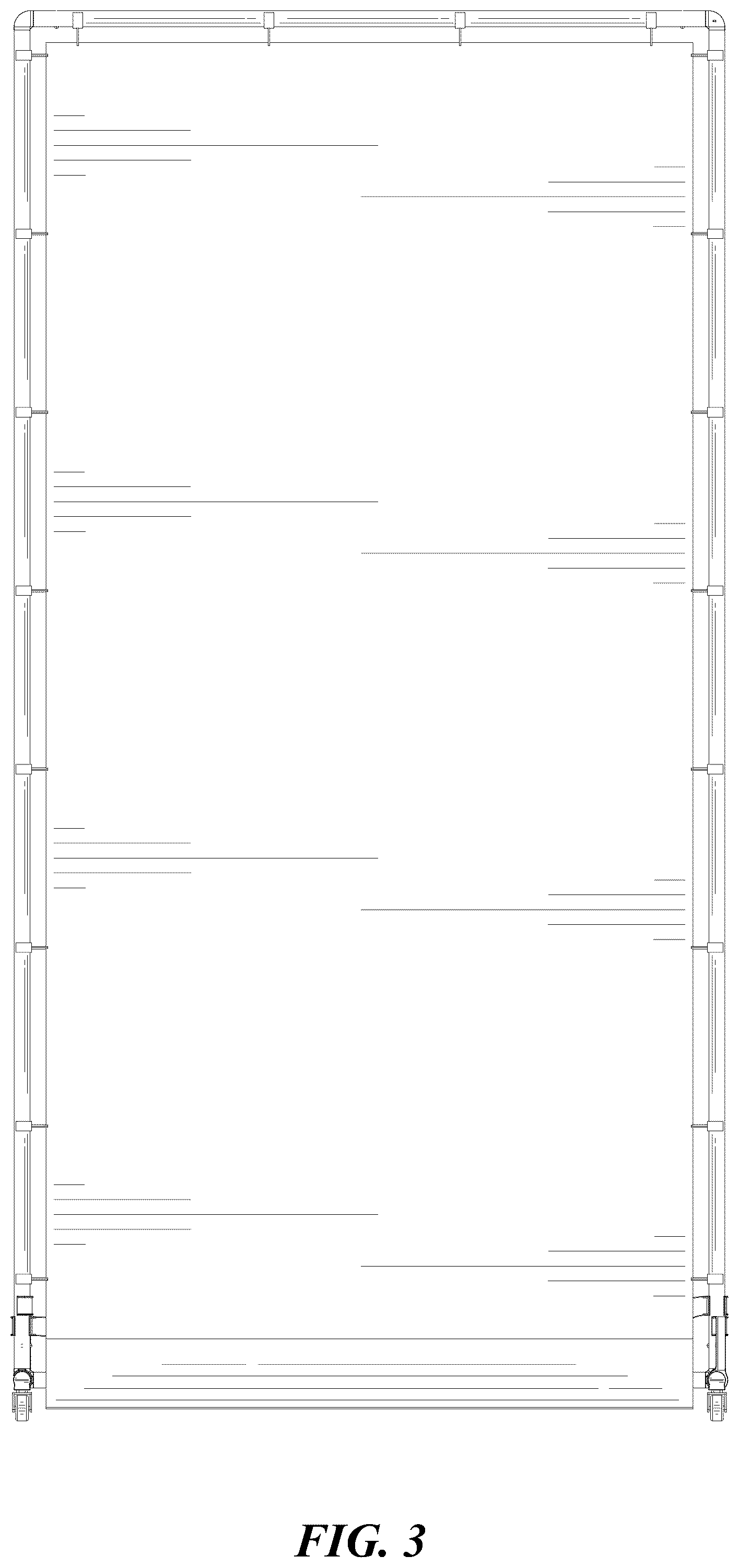 Patent USD1124100 Figure 3 – Roller background stand