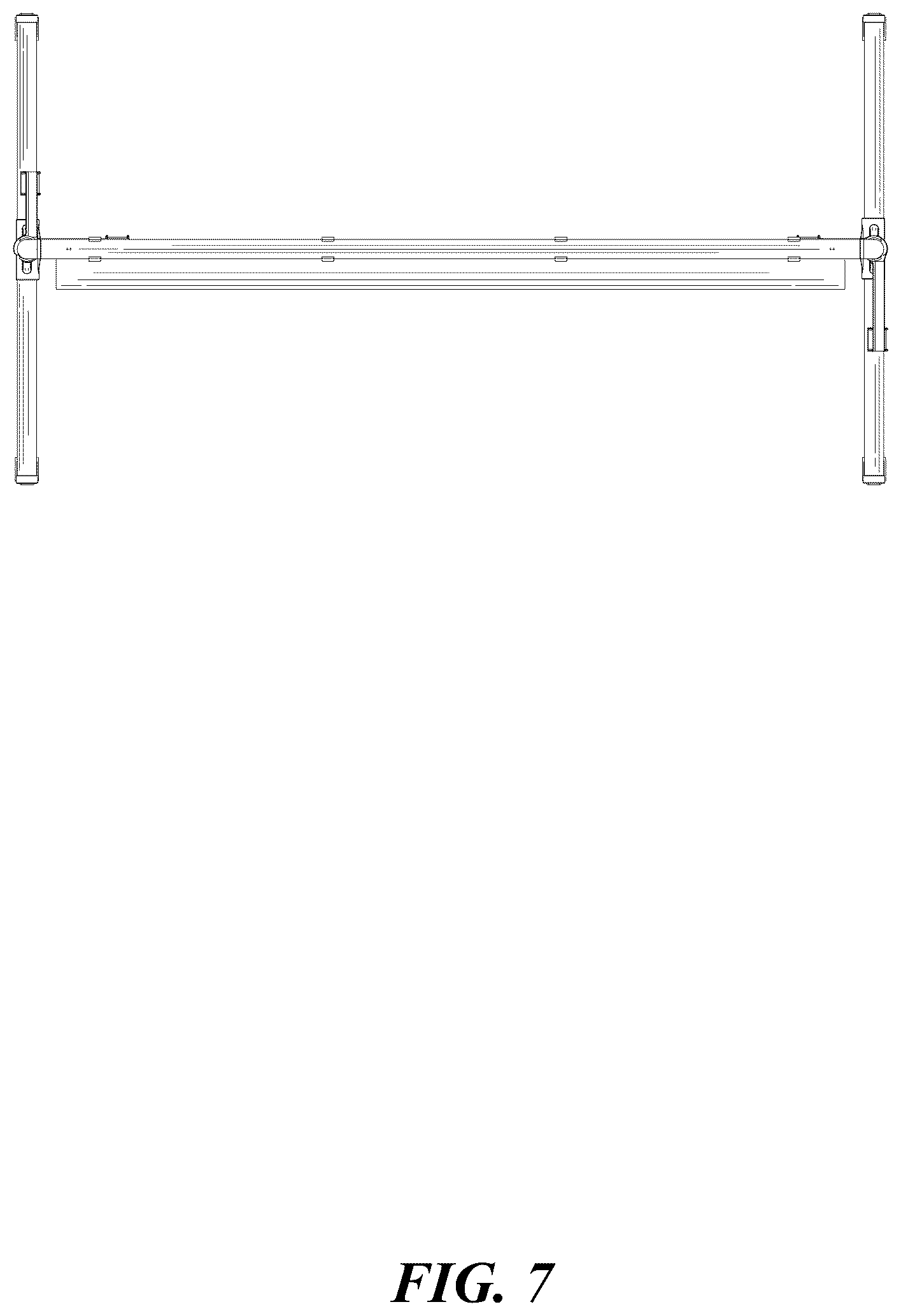 Patent USD1124100 Figure 7 – Roller background stand