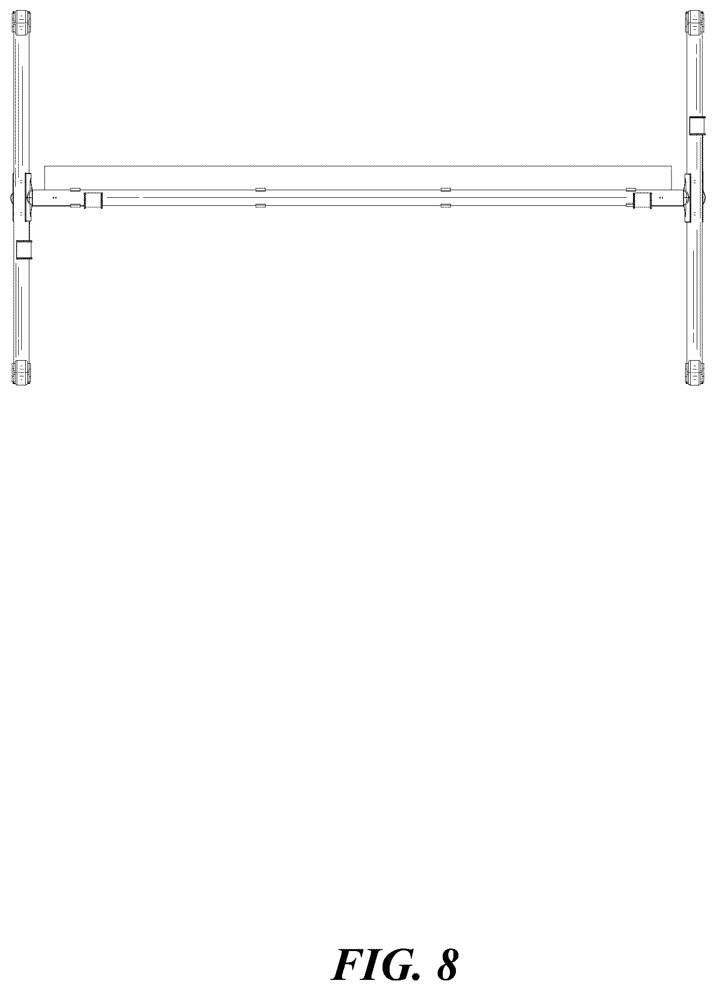 Patent USD1124100 Figure 8 – Roller background stand