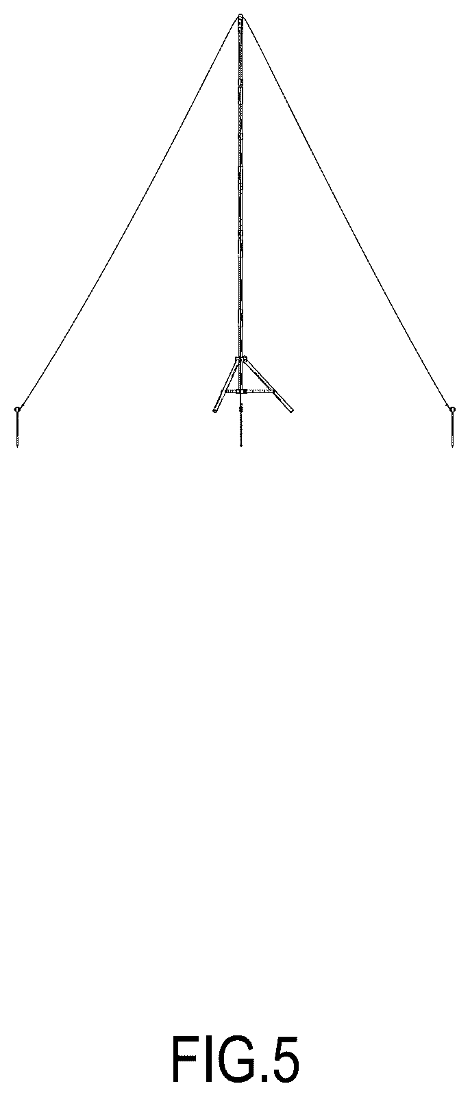 Patent USD1124101 Figure 5 – Projection screen