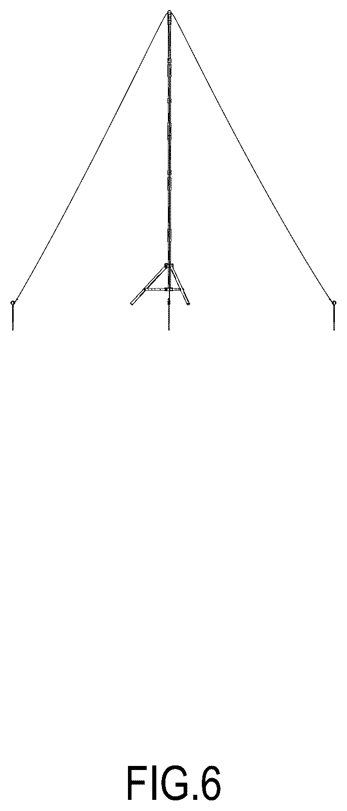 Patent USD1124101 Figure 6 – Projection screen