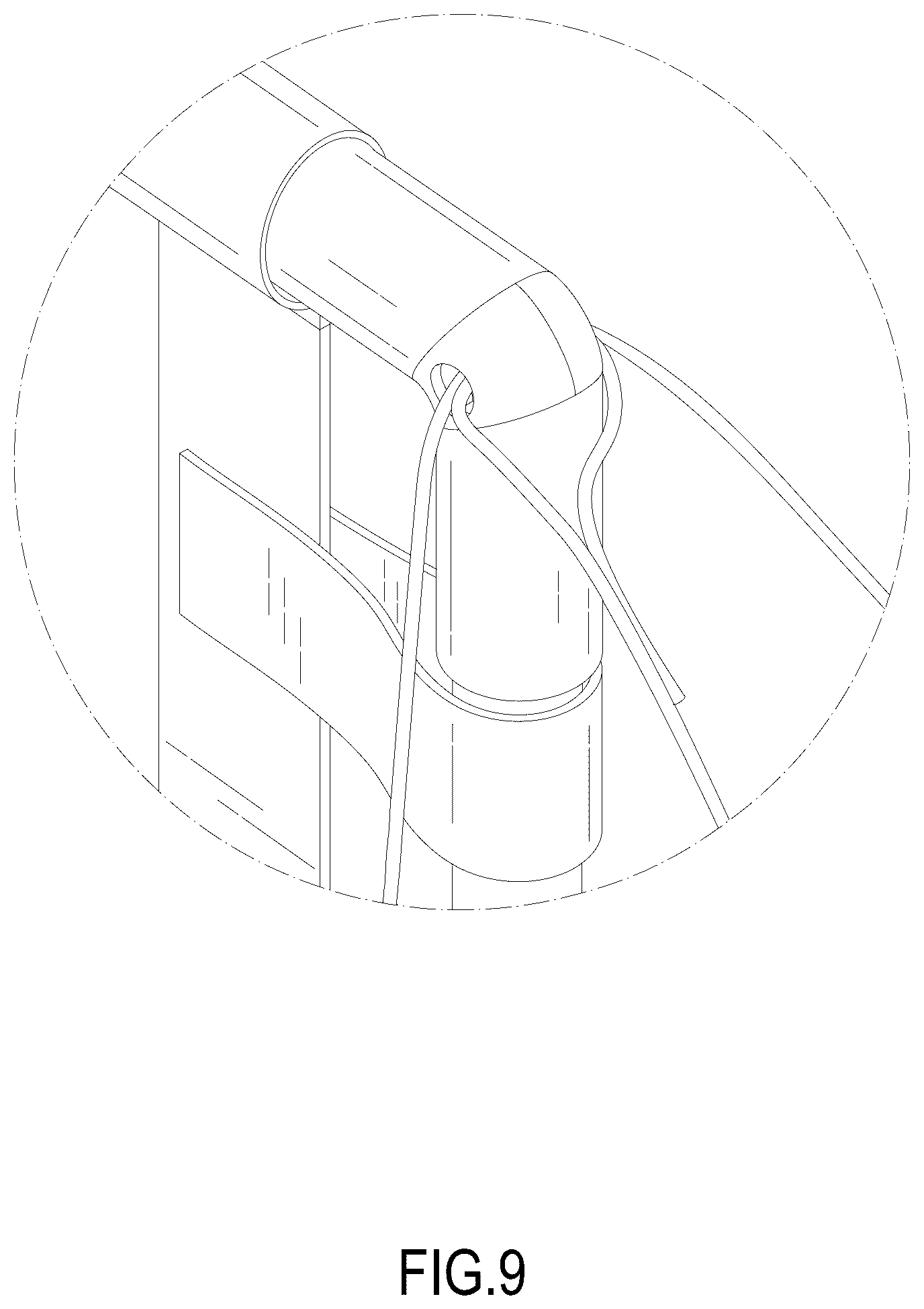 Patent USD1124101 Figure 9 – Projection screen