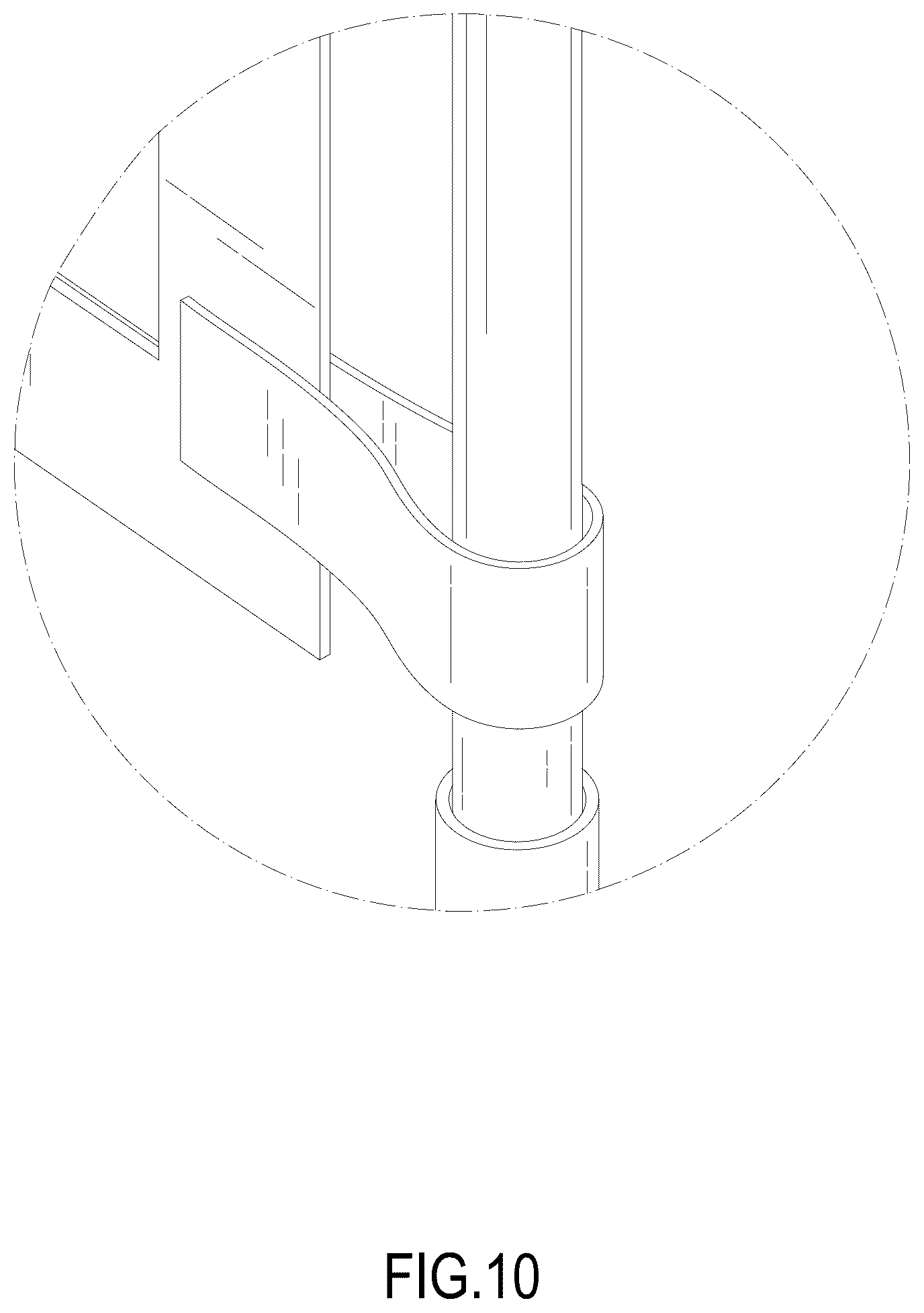 Patent USD1124101 Figure 10 – Projection screen