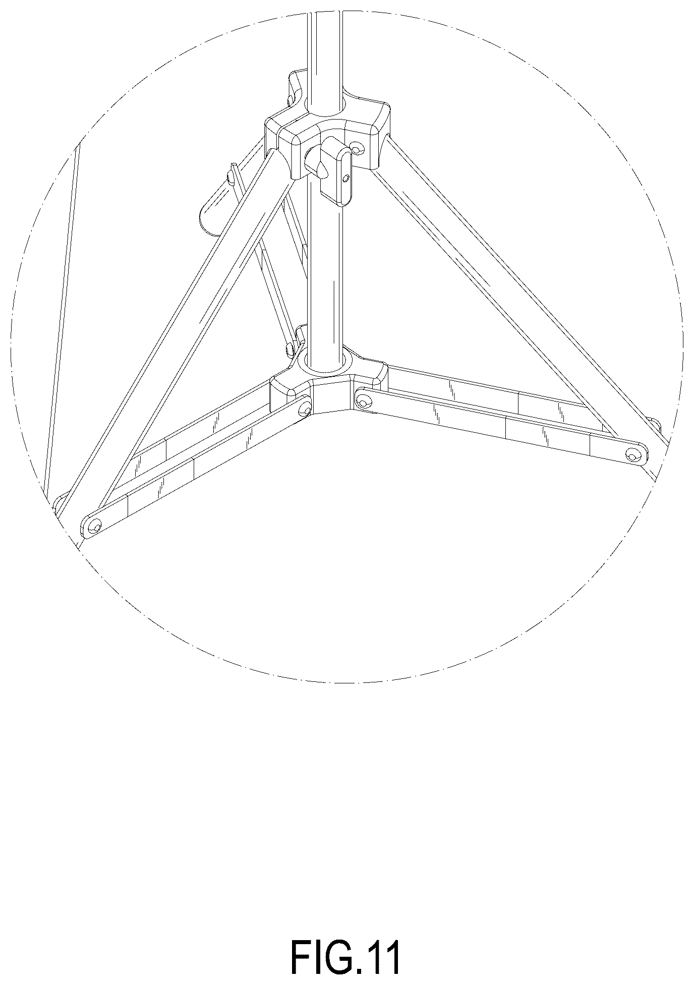 Patent USD1124101 Figure 11 – Projection screen