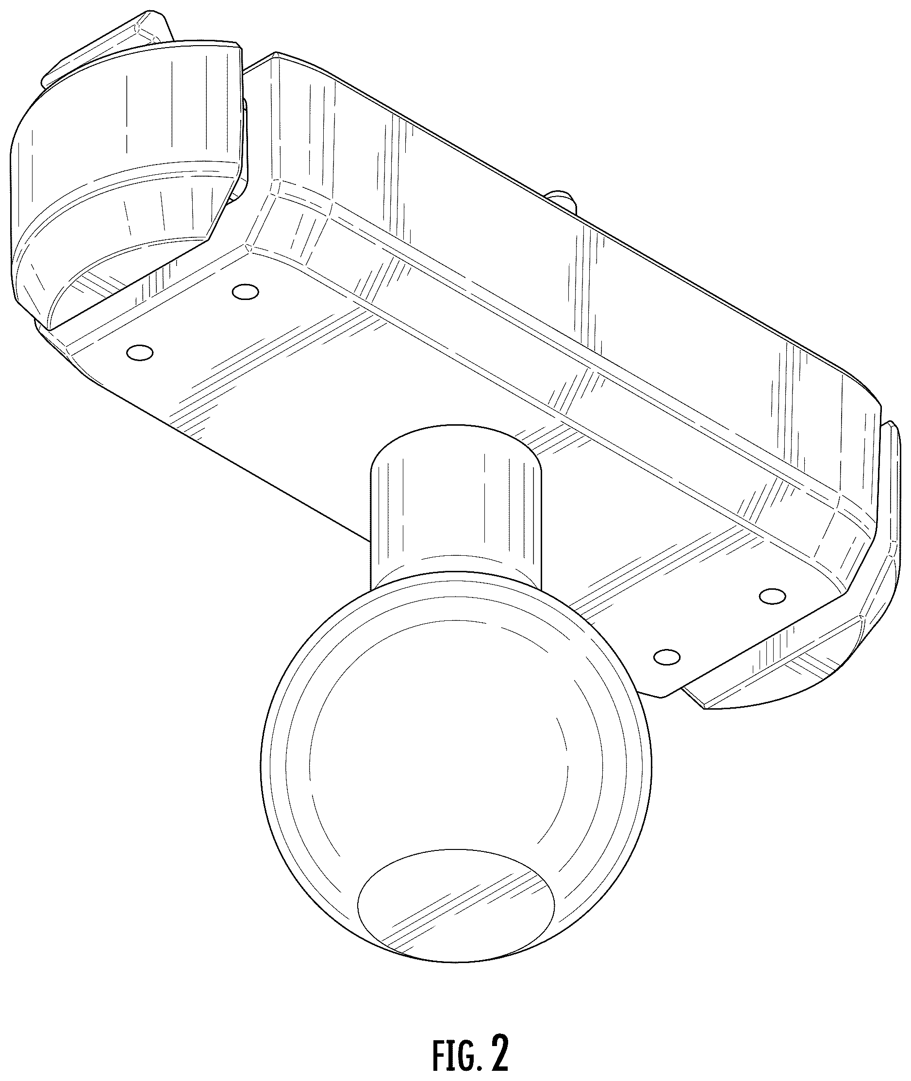Patent USD1124103 Figure 2 – Camera mount