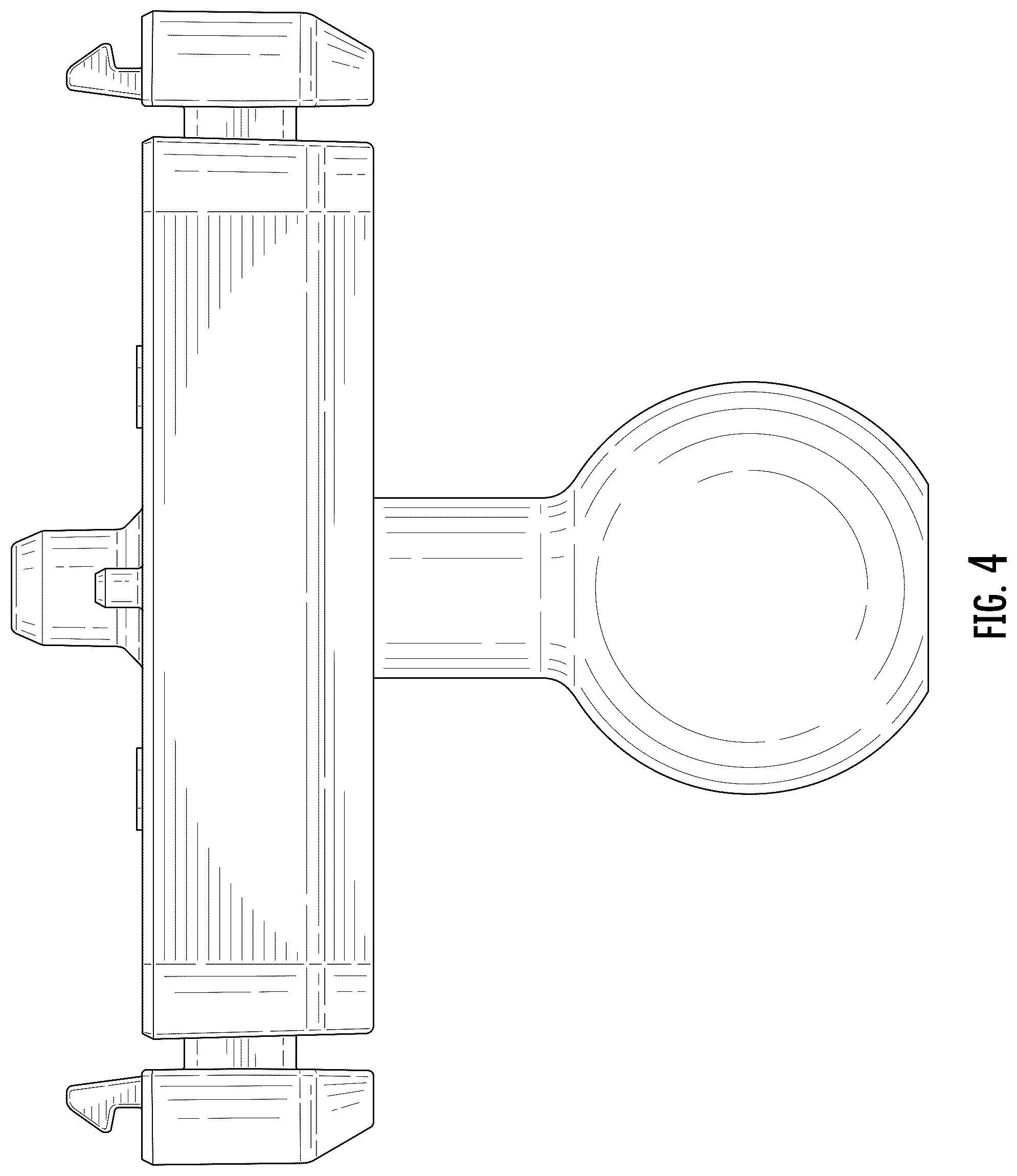 Patent USD1124103 Figure 4 – Camera mount