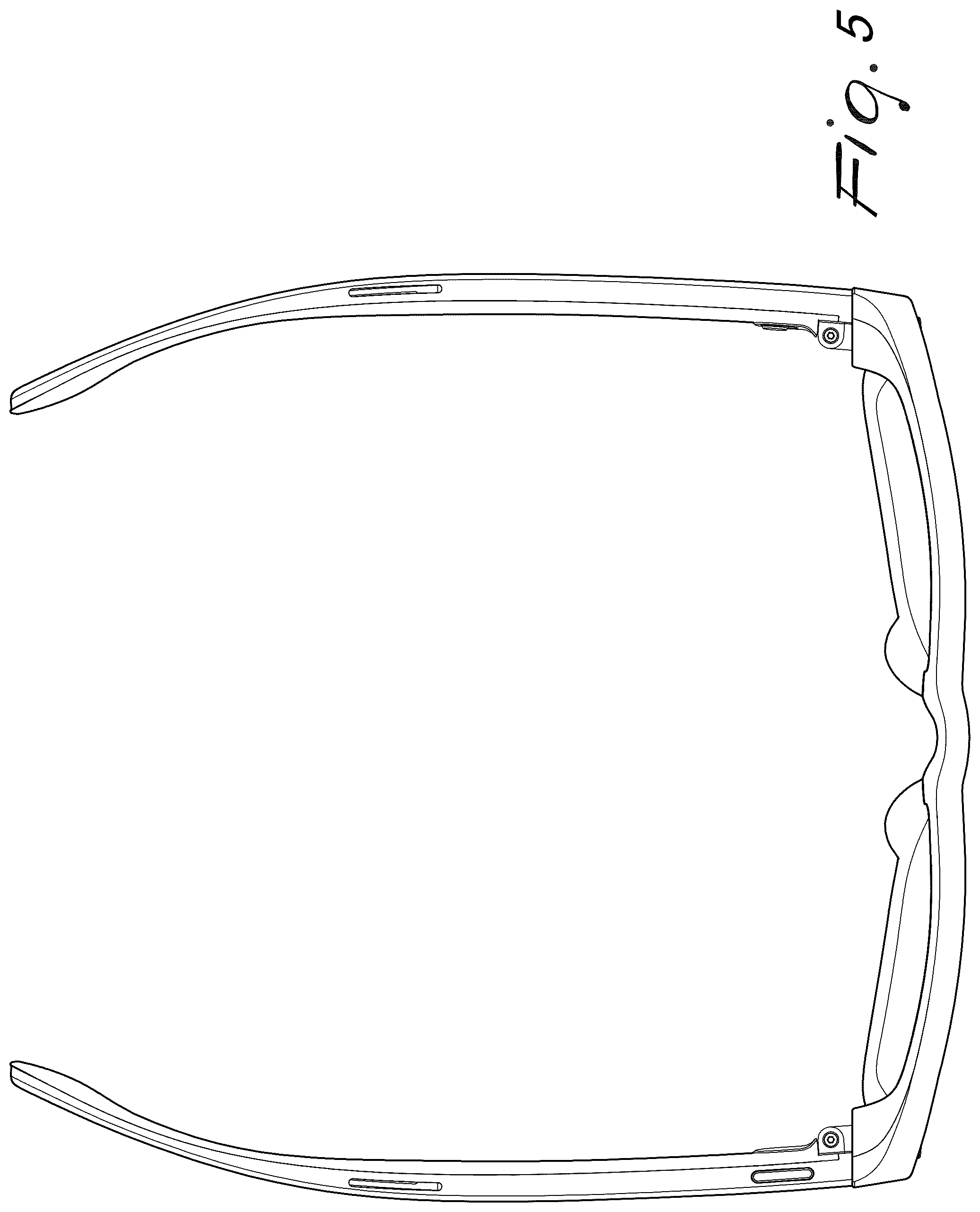 Patent USD1124104 Figure 5 – Glasses
