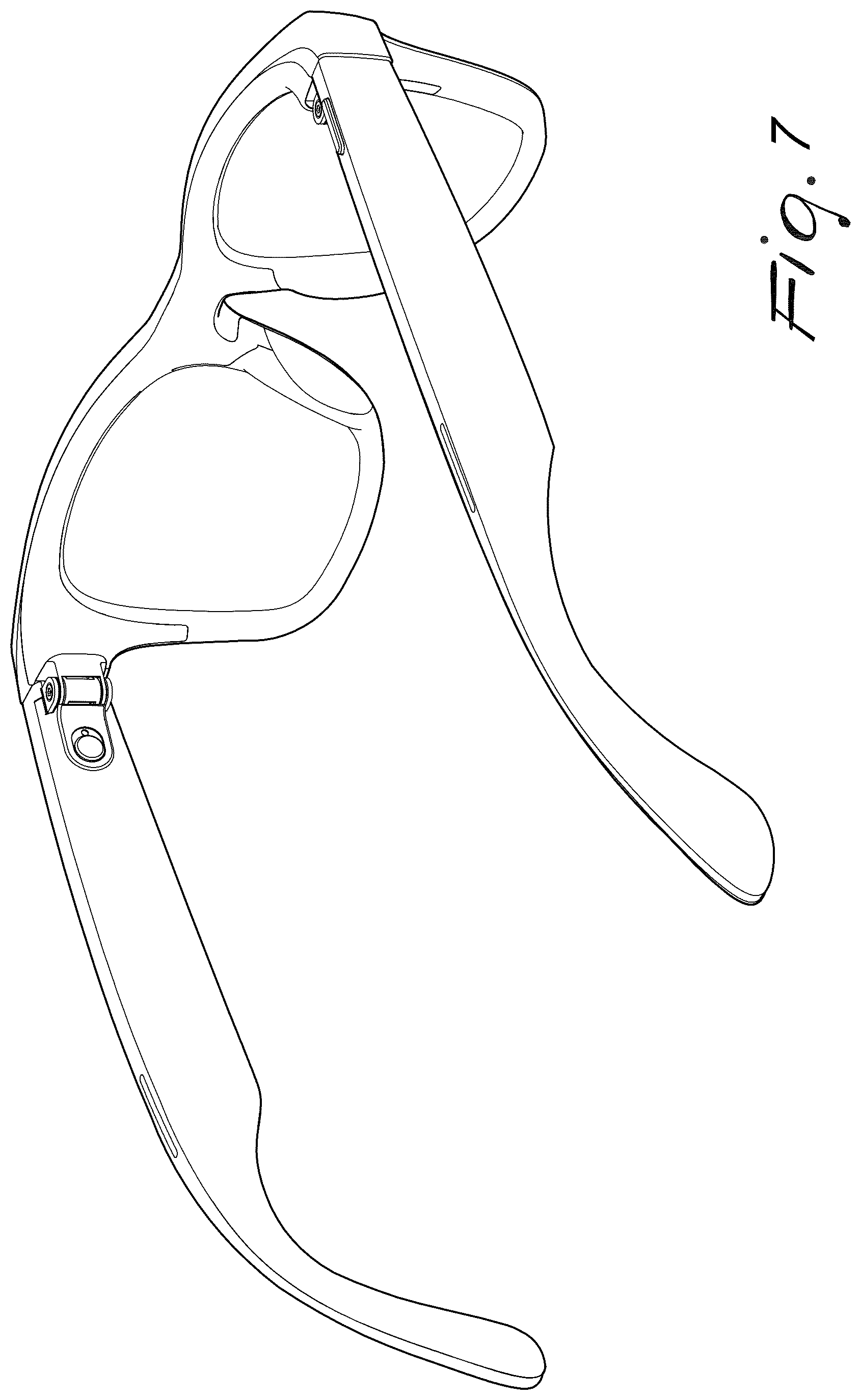 Patent USD1124104 Figure 7 – Glasses